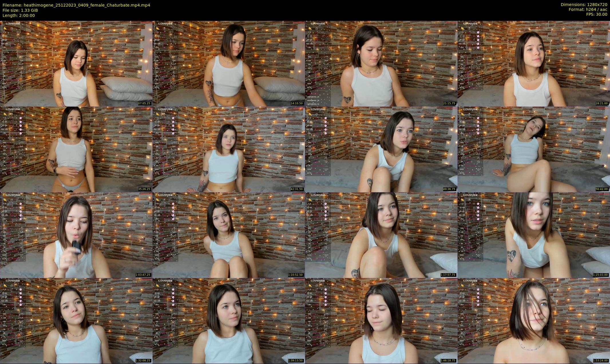 heathimogene — 120 minute Chaturbate female cam show recording, 720p, Dec 25, 2023