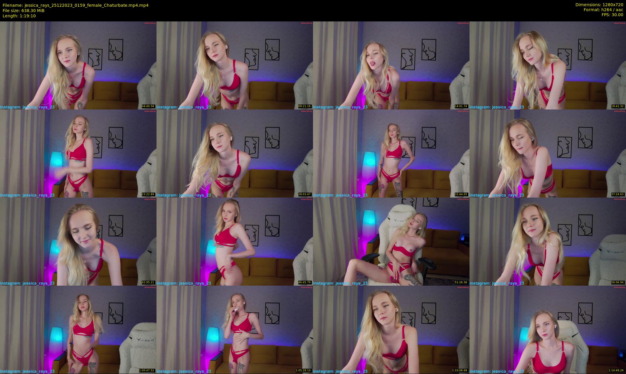 jessica_rays — 80 minute Chaturbate couple cam show recording, 720p, Dec 25, 2023