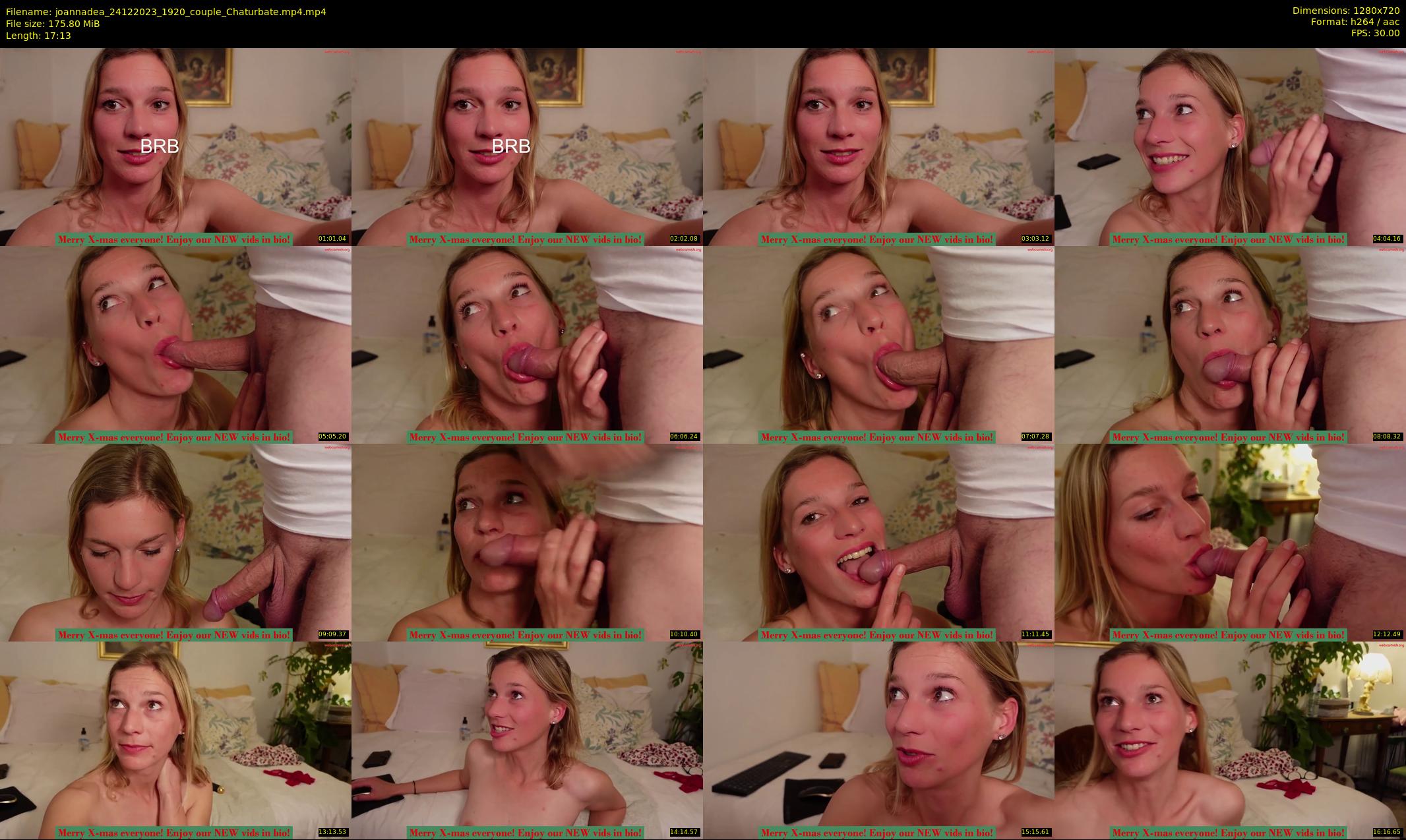 joannadea — 18 minute Chaturbate female cam show recording, 720p, Dec 24, 2023