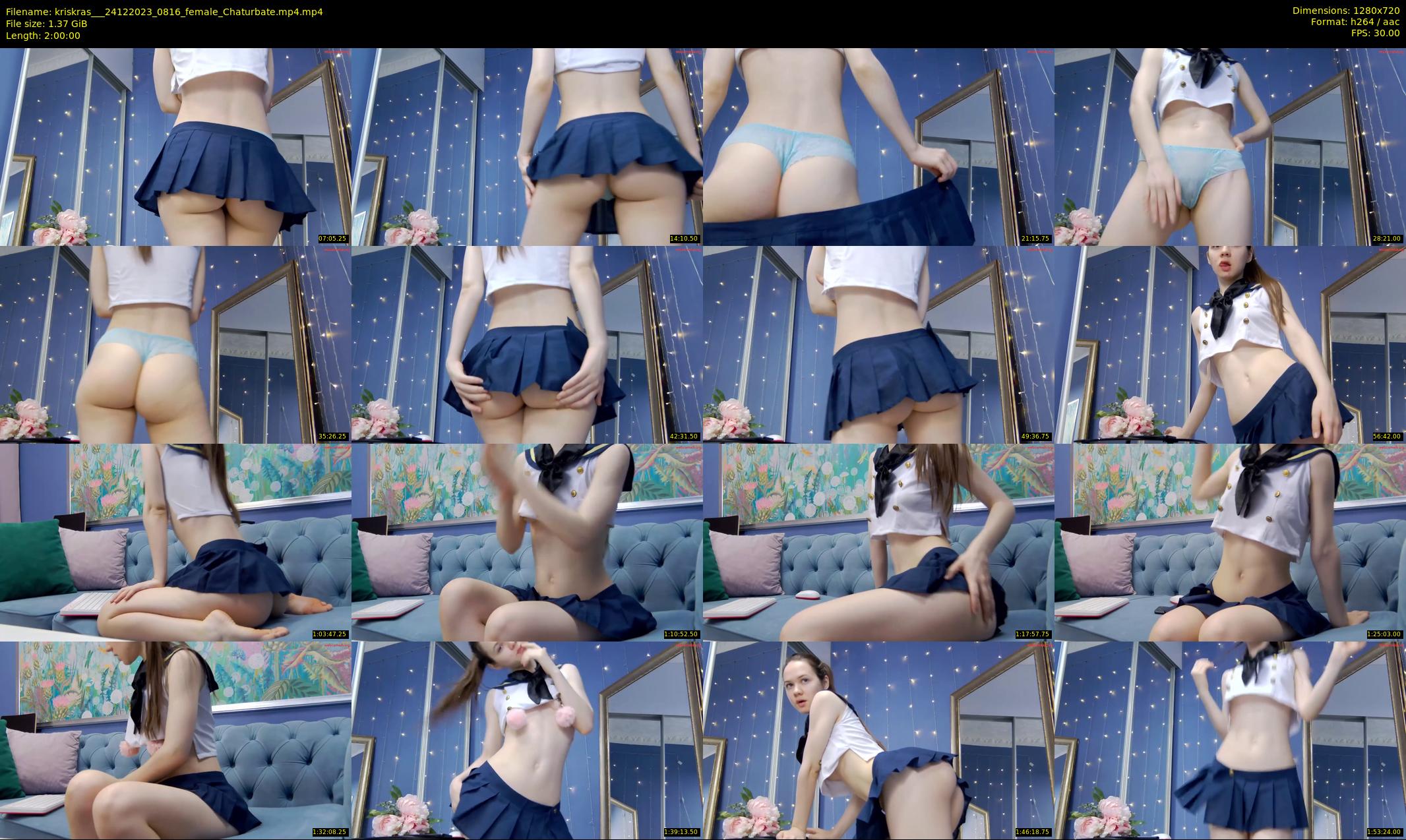kriskras__ — 120 minute Chaturbate female cam show recording, 720p, Dec 24, 2023