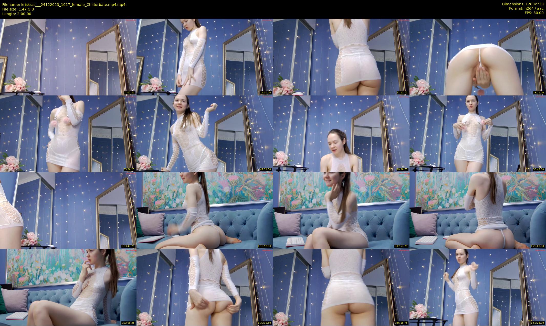 kriskras__ — 120 minute Chaturbate female cam show recording, 720p, Dec 24, 2023
