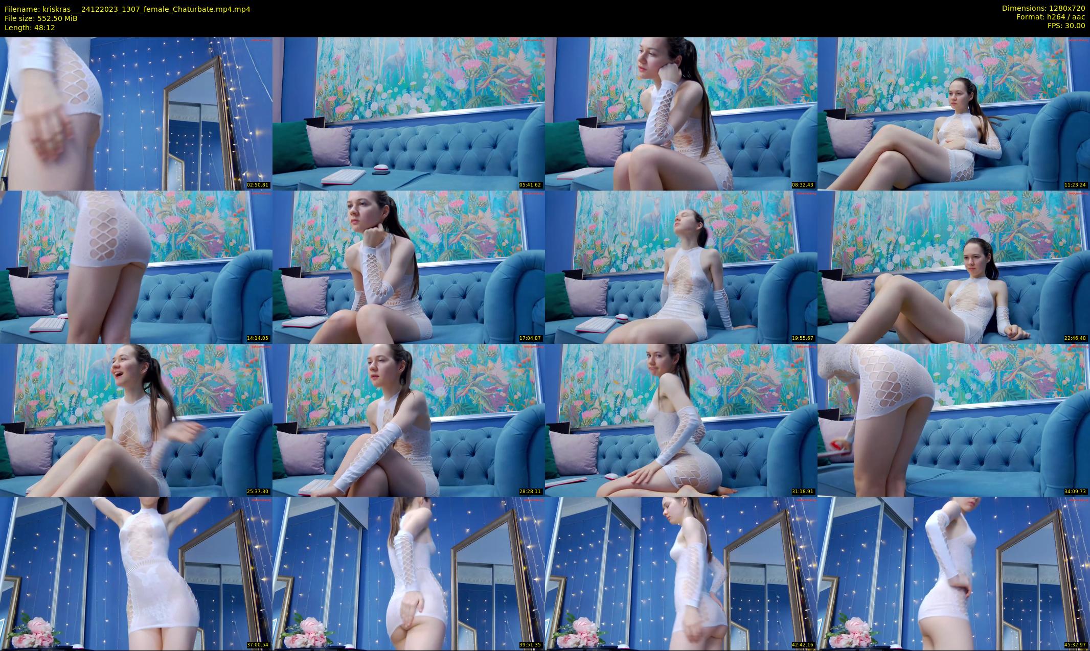 kriskras__ — 49 minute Chaturbate female cam show recording, 720p, Dec 24, 2023