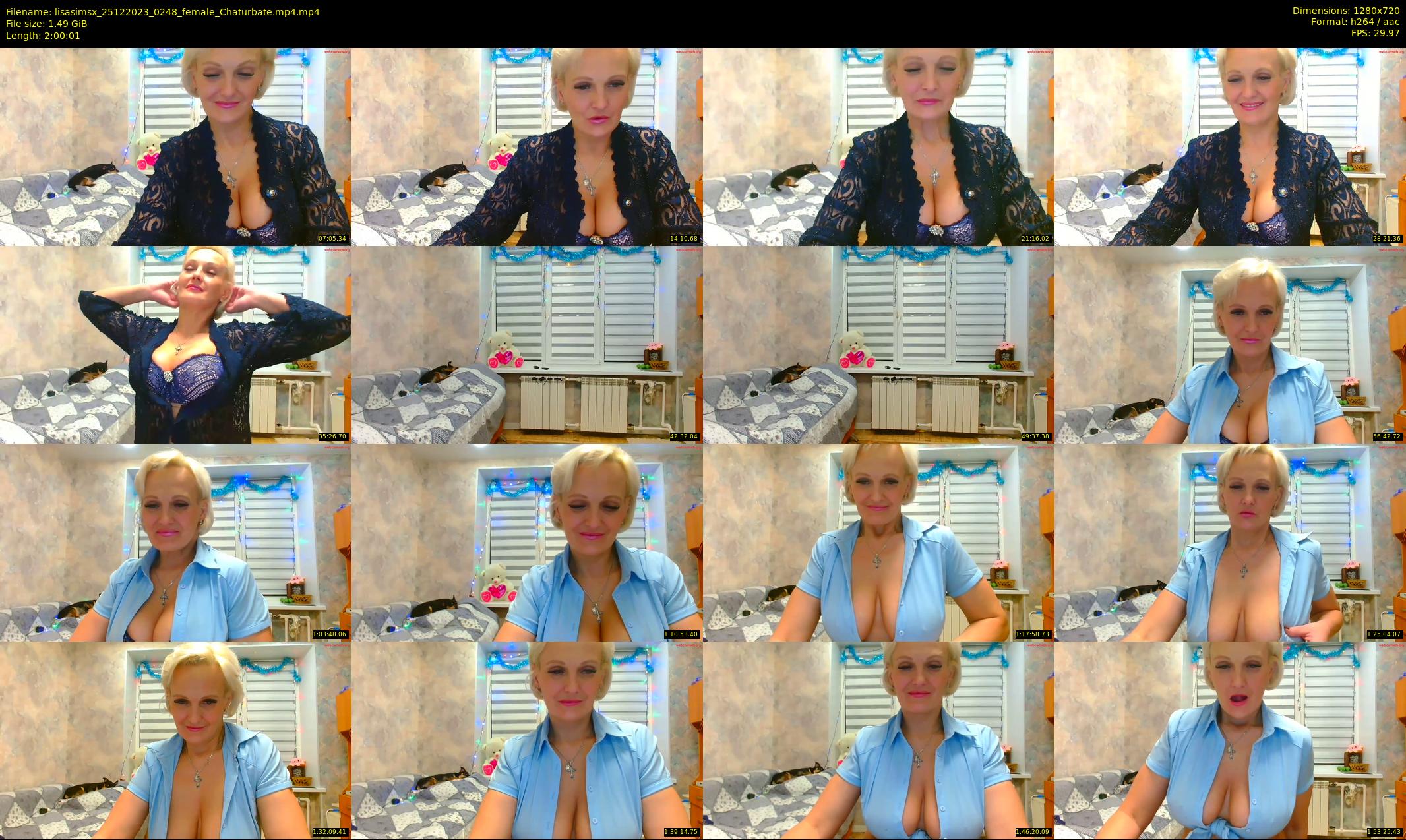 lisasimsx — 121 minute Chaturbate female cam show recording, 720p, Dec 25, 2023
