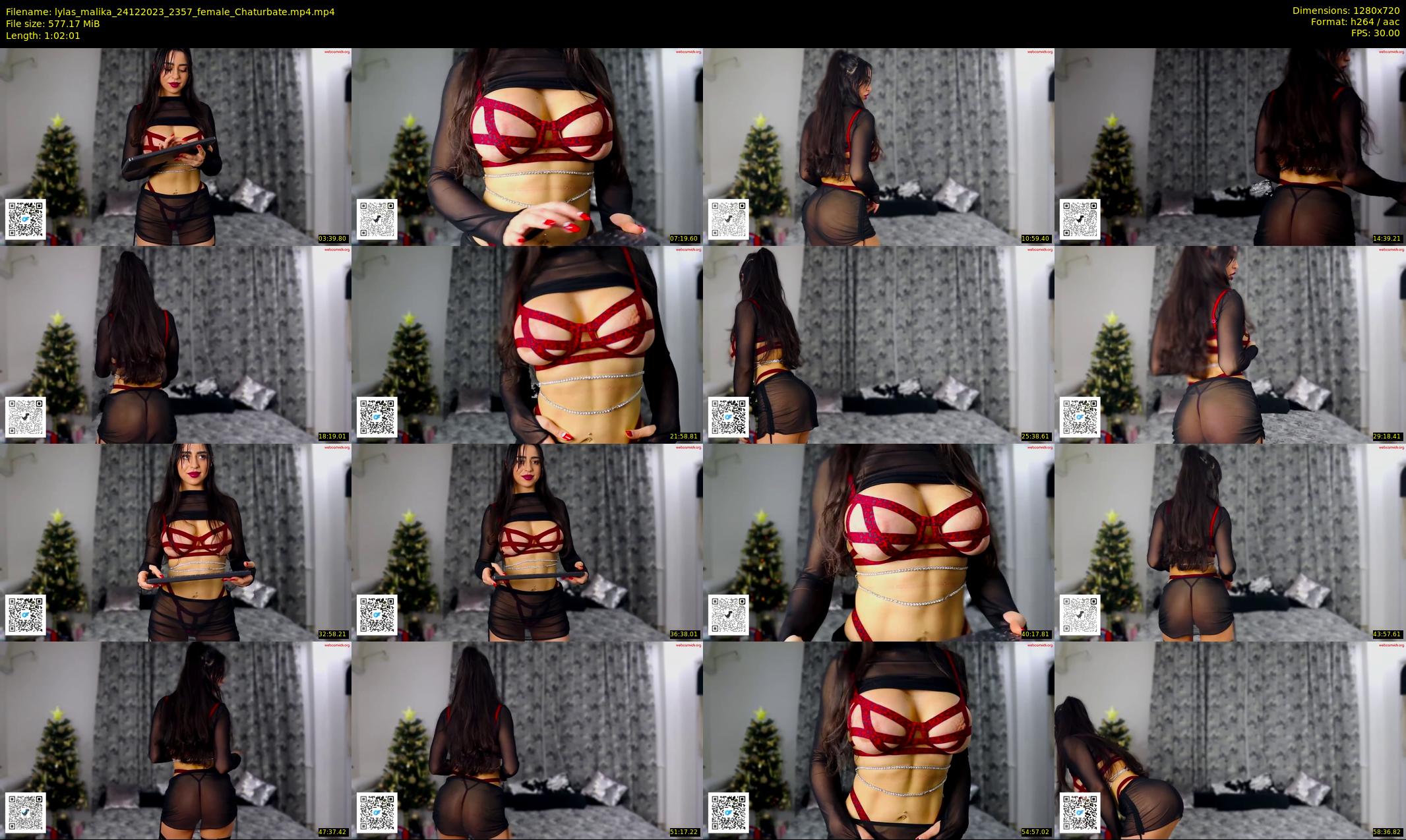 lylas_malika — 63 minute Chaturbate female cam show recording, 720p, Dec 24, 2023