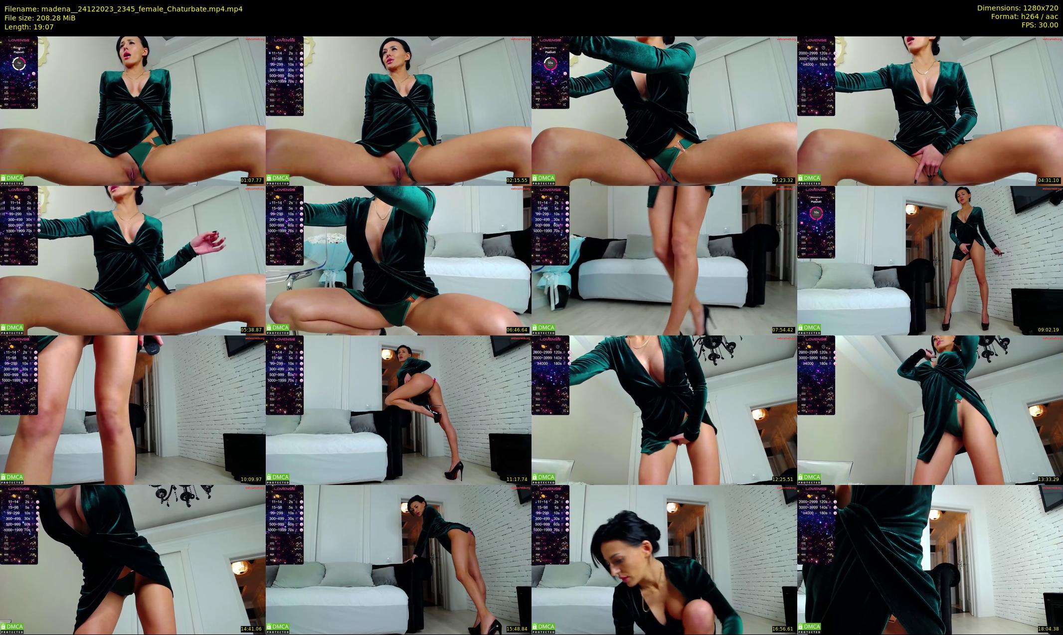madena_ — 20 minute Chaturbate female cam show recording, 720p, Dec 24, 2023