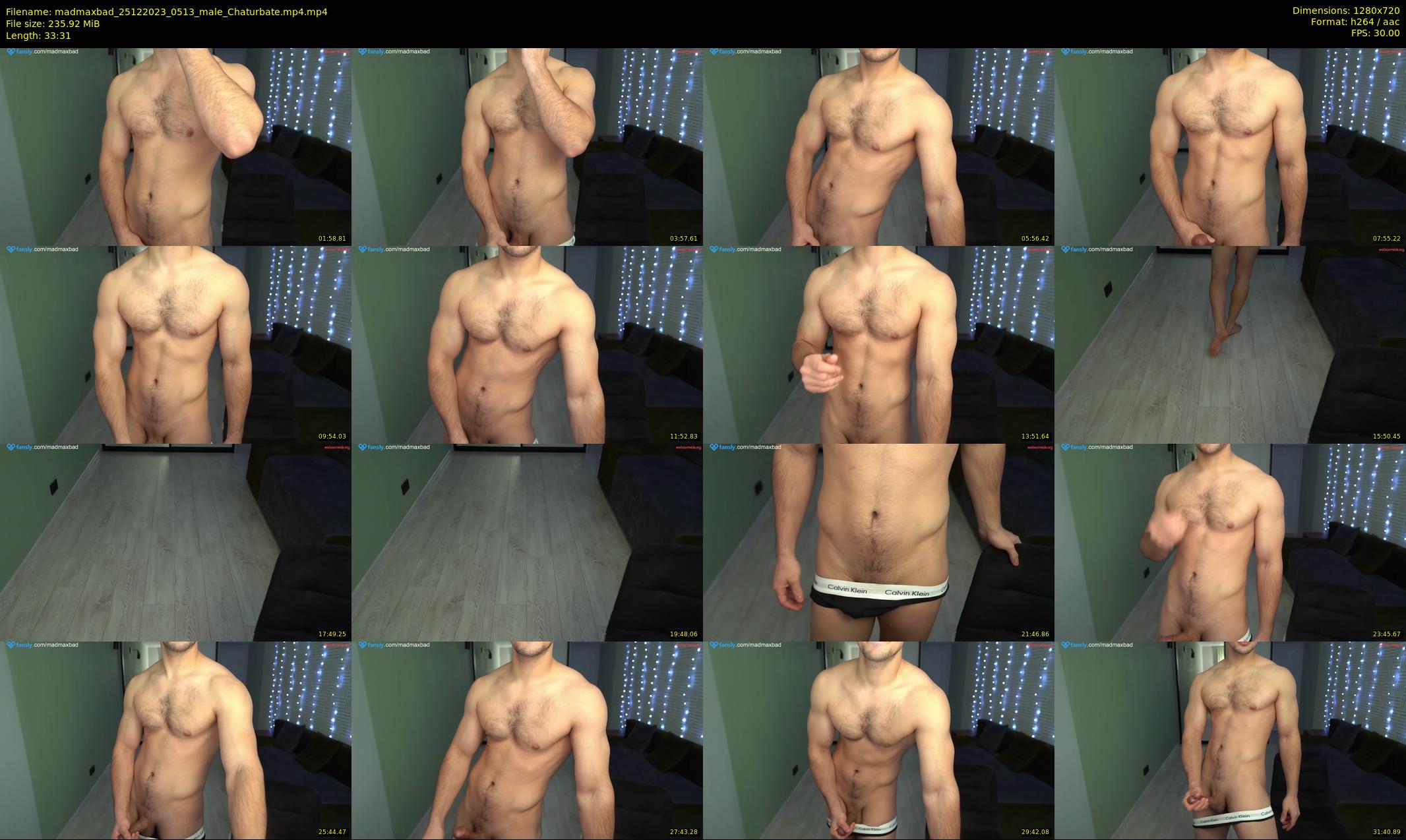 madmaxbad — 34 minute Chaturbate male cam show recording, 720p, Dec 25, 2023