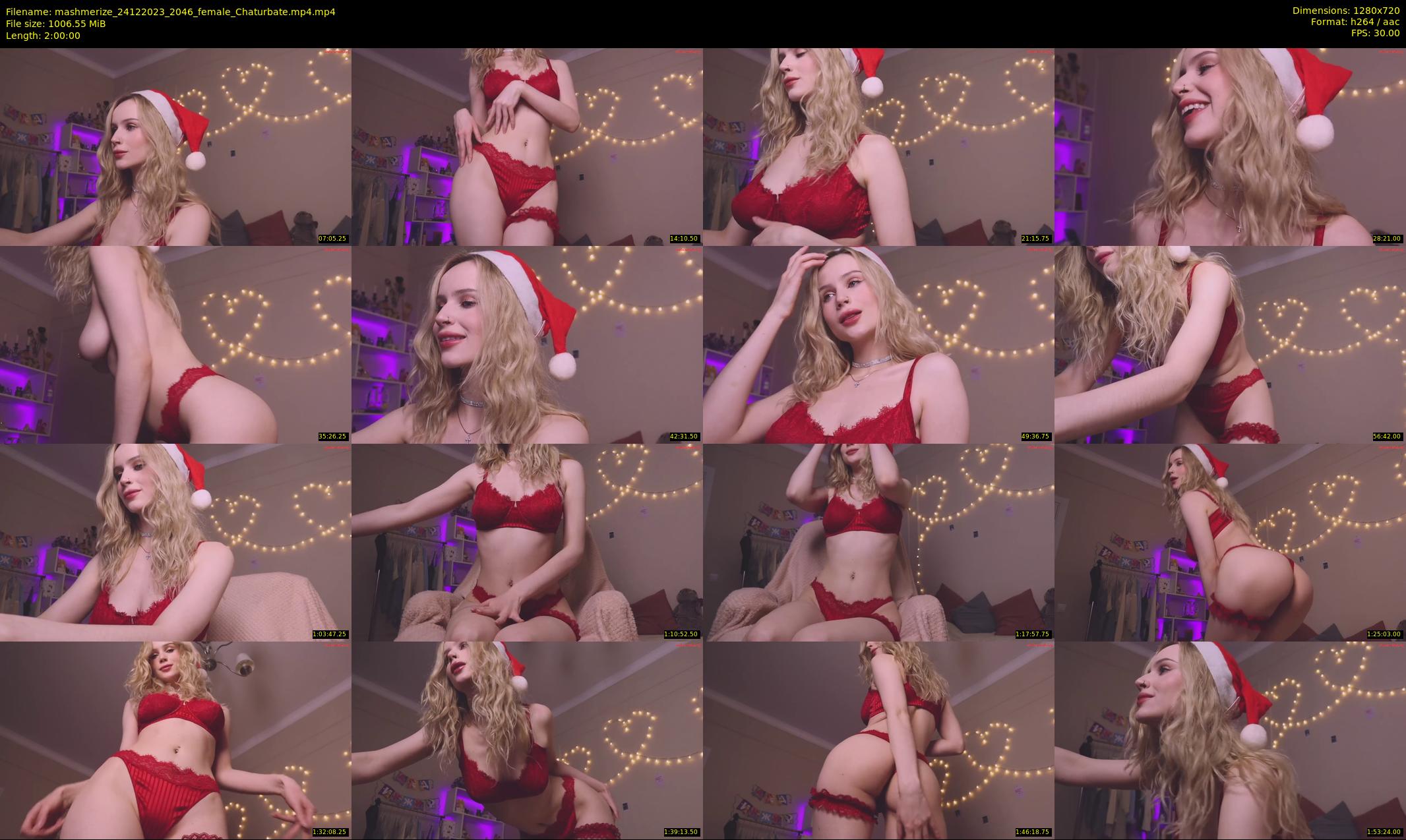 mashmerize — 120 minute Chaturbate female cam show recording, 720p, Dec 24, 2023