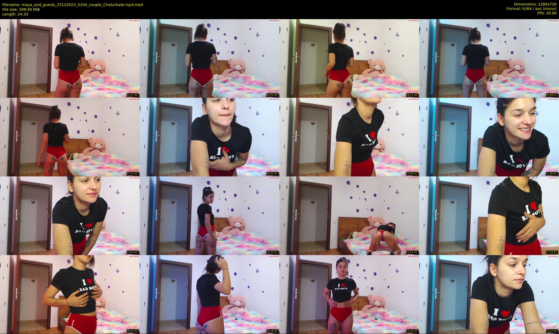 maya_and_guests — 25 minute Chaturbate couple cam show recording, 720p, Dec 25, 2023