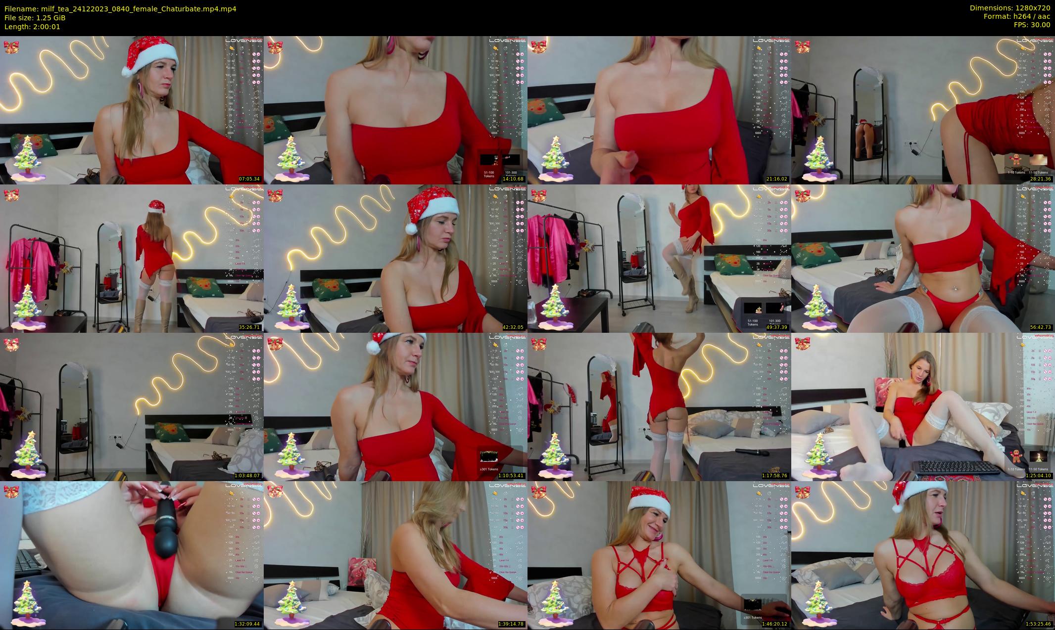 milf_tea — 121 minute Chaturbate female cam show recording, 720p, Dec 24, 2023