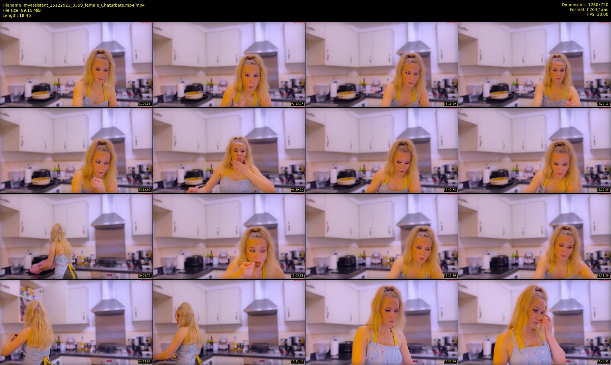 myassistant — 19 minute Chaturbate female cam show recording, 720p, Dec 25, 2023