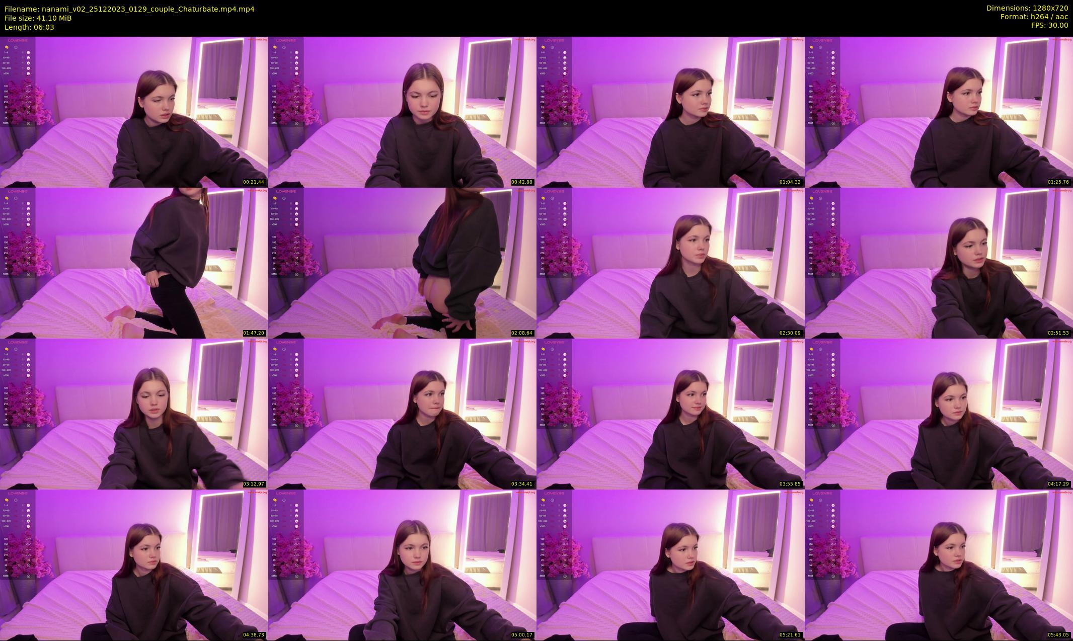 nanami_v02 — 7 minute Chaturbate couple cam show recording, 720p, Dec 25, 2023
