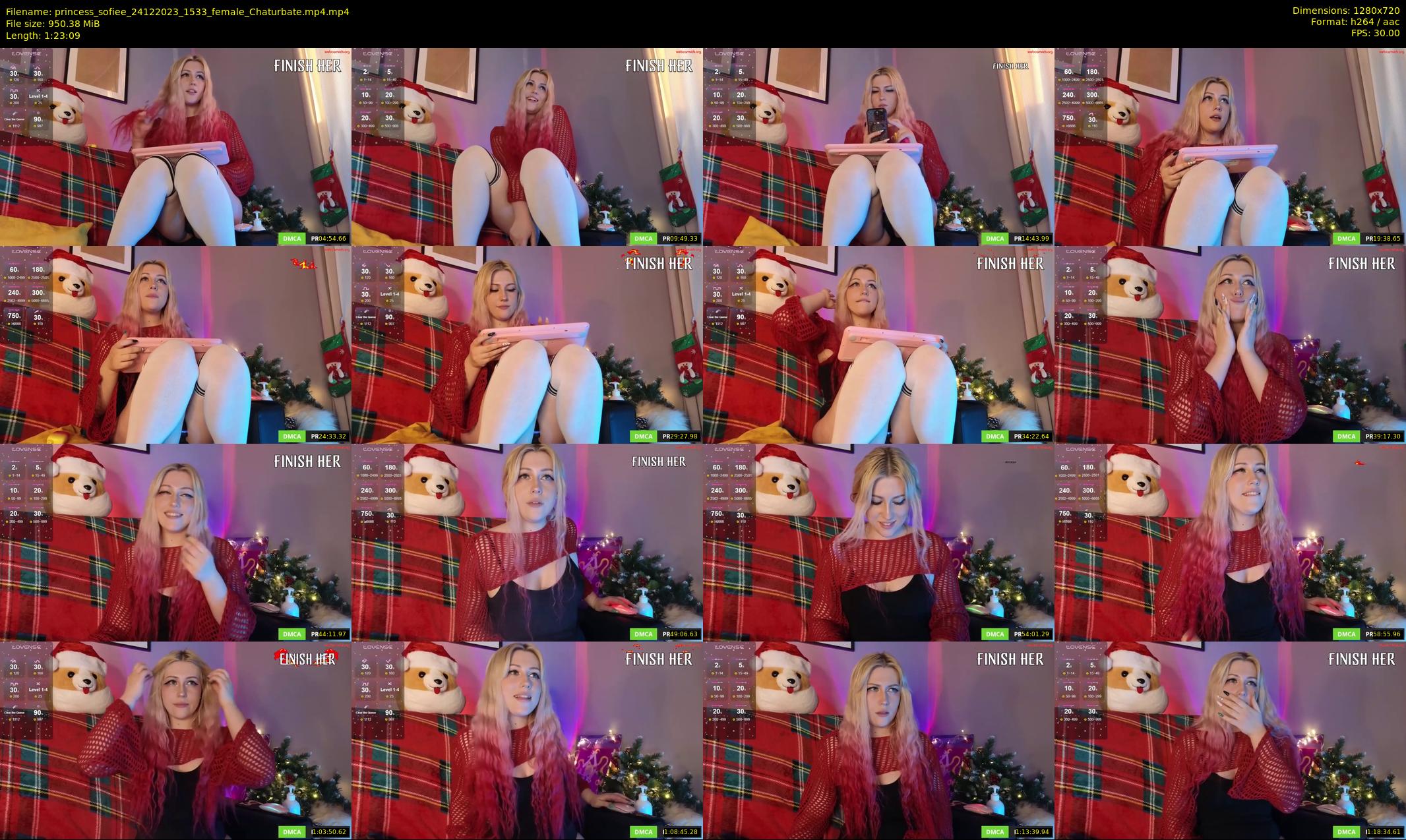 princess_sofiee — 84 minute Chaturbate female cam show recording, 720p, Dec 24, 2023
