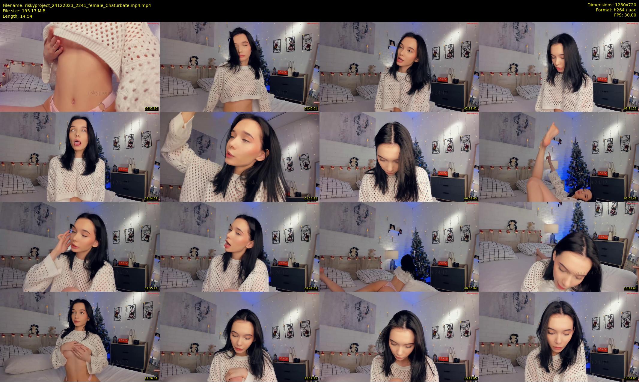 riskyproject — 15 minute Chaturbate couple cam show recording, 720p, Dec 24, 2023