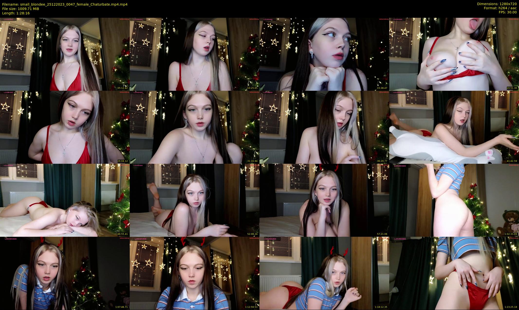 small_blondee — 89 minute Chaturbate female cam show recording, 720p, Dec 25, 2023