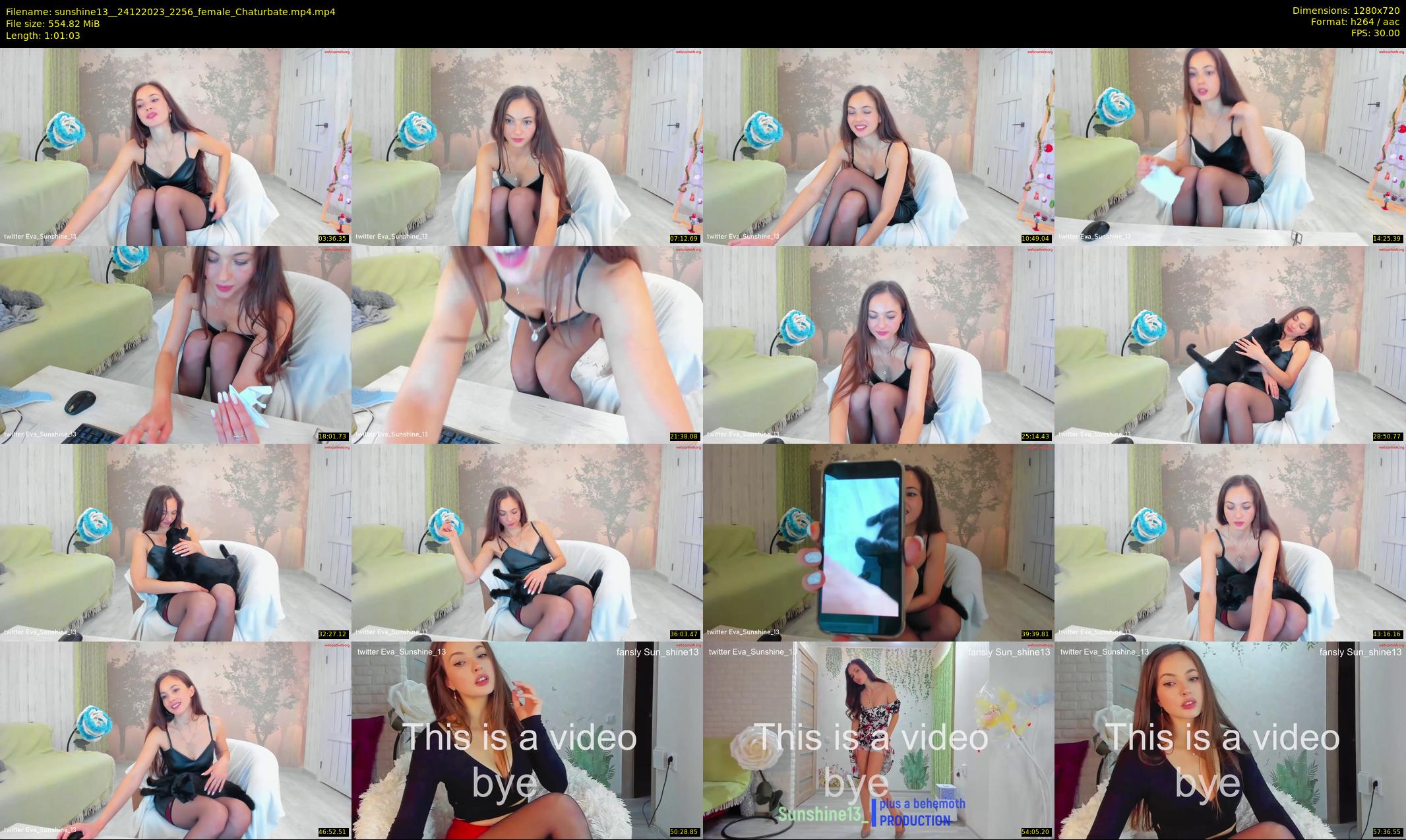 sunshine13_ — 62 minute Chaturbate female cam show recording, 720p, Dec 24, 2023
