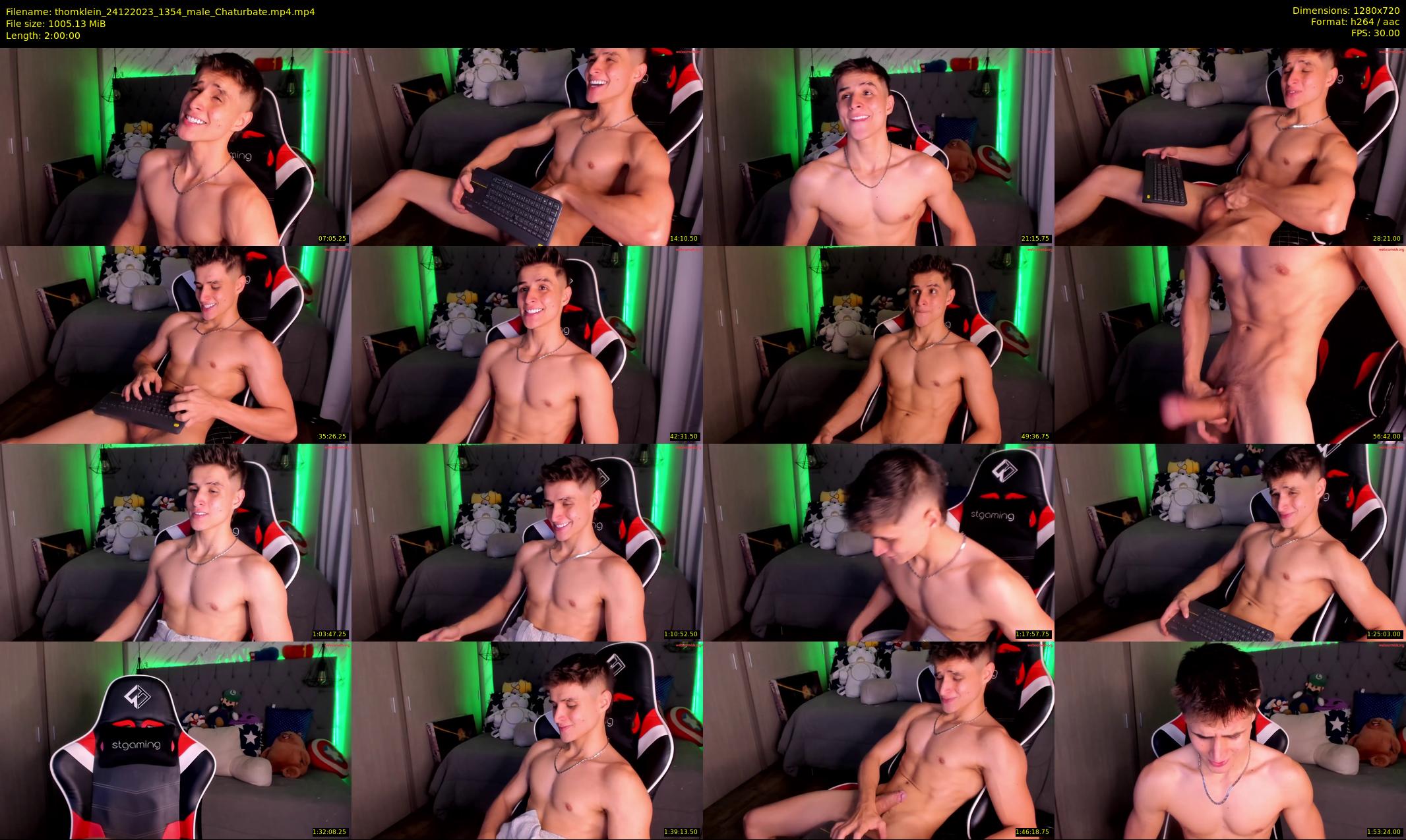 thomklein — 120 minute Chaturbate male cam show recording, 720p, Dec 24, 2023