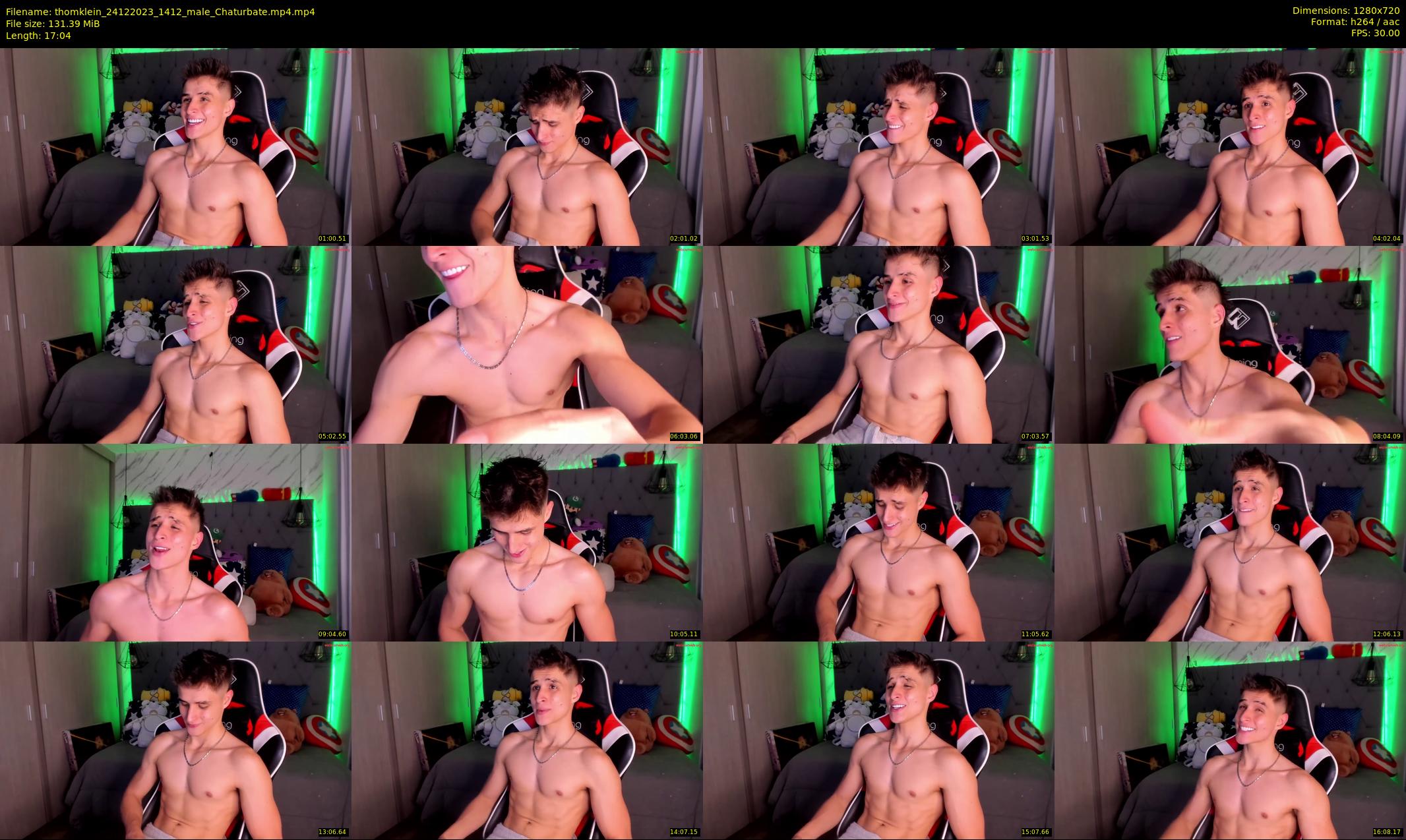 thomklein — 18 minute Chaturbate male cam show recording, 720p, Dec 24, 2023