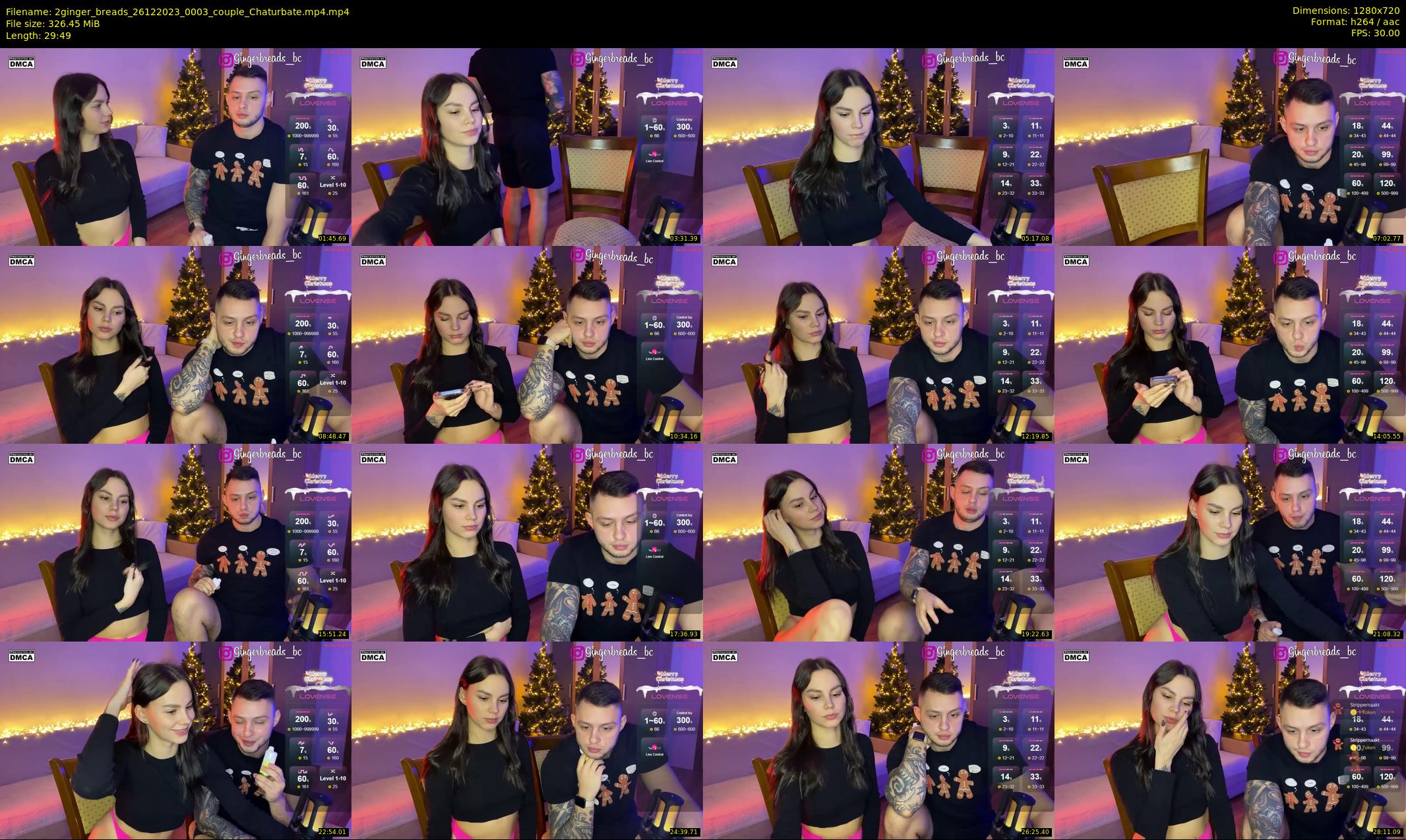 2ginger_breads — 30 minute Chaturbate couple cam show recording, 720p, Dec 26, 2023
