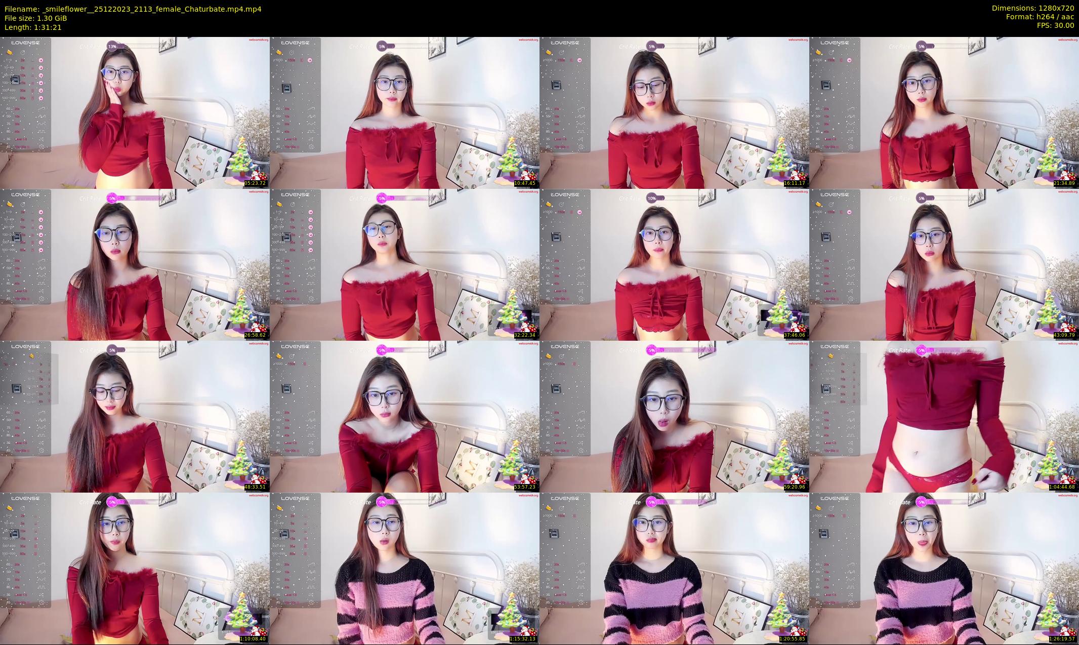 _smileflower_ — 92 minute Chaturbate female cam show recording, 720p, Dec 25, 2023