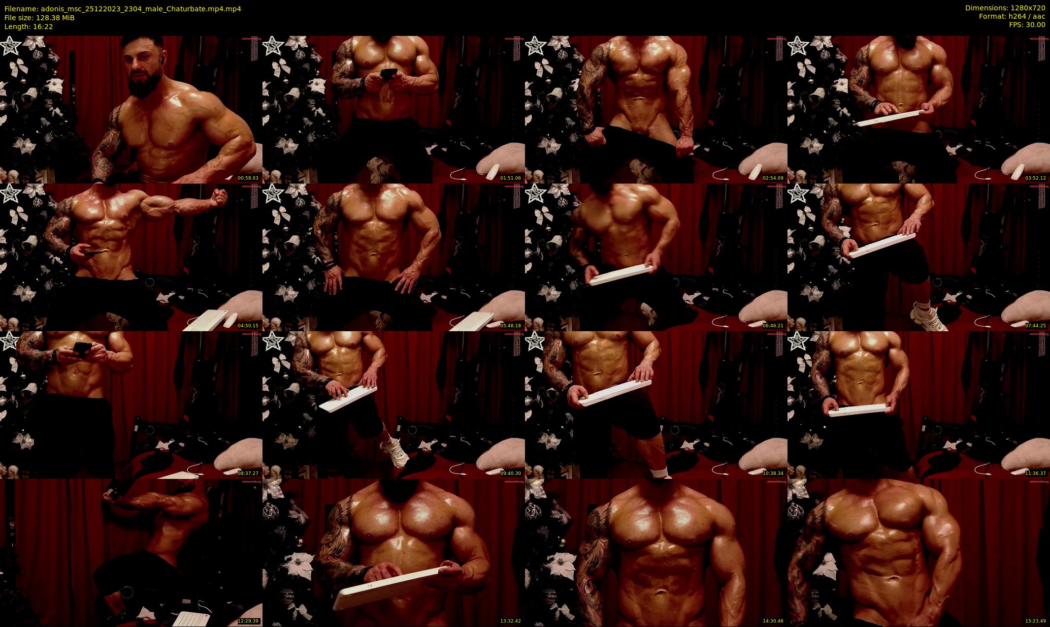 adonis_msc — 17 minute Chaturbate male cam show recording, 720p, Dec 25, 2023