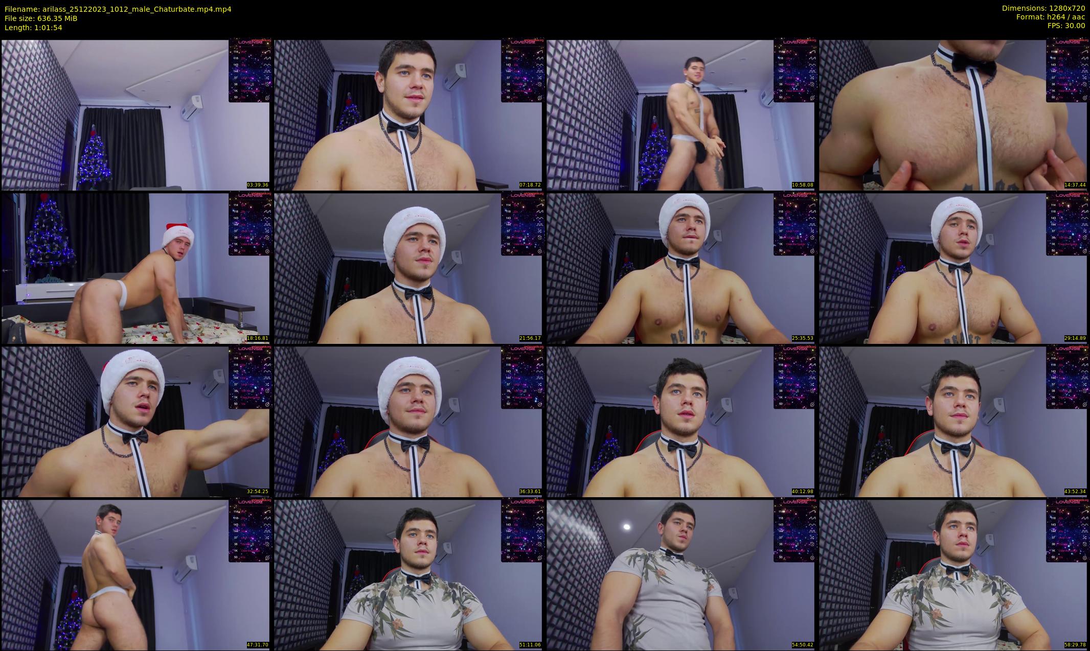 arilass — 62 minute Chaturbate male cam show recording, 720p, Dec 25, 2023