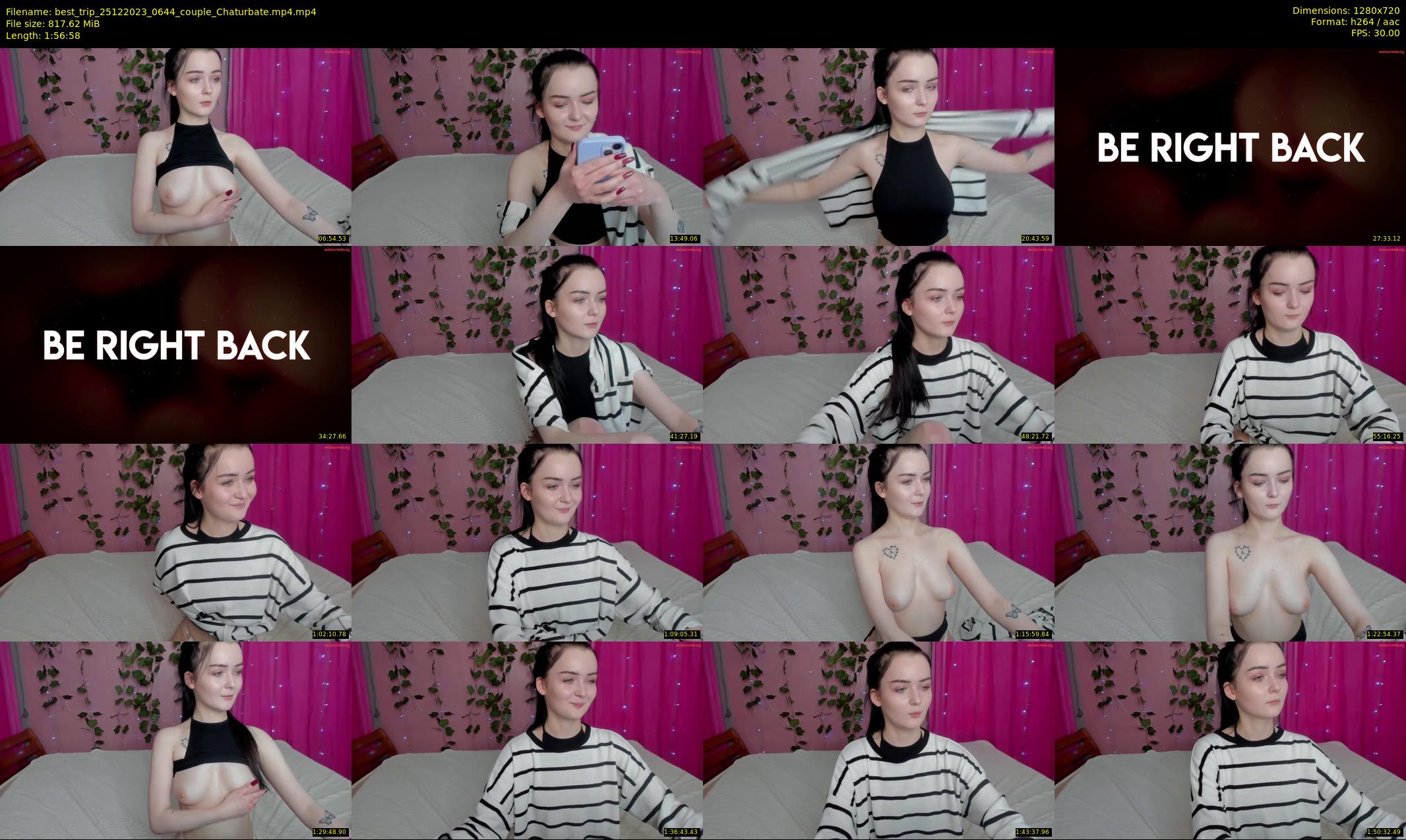 best_trip — 117 minute Chaturbate couple cam show recording, 720p, Dec 25, 2023