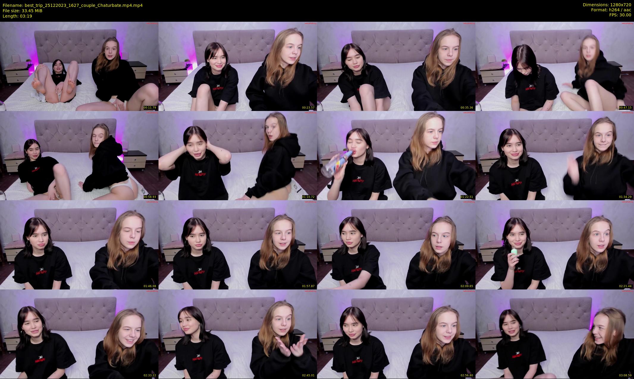 best_trip — 4 minute Chaturbate couple cam show recording, 720p, Dec 25, 2023
