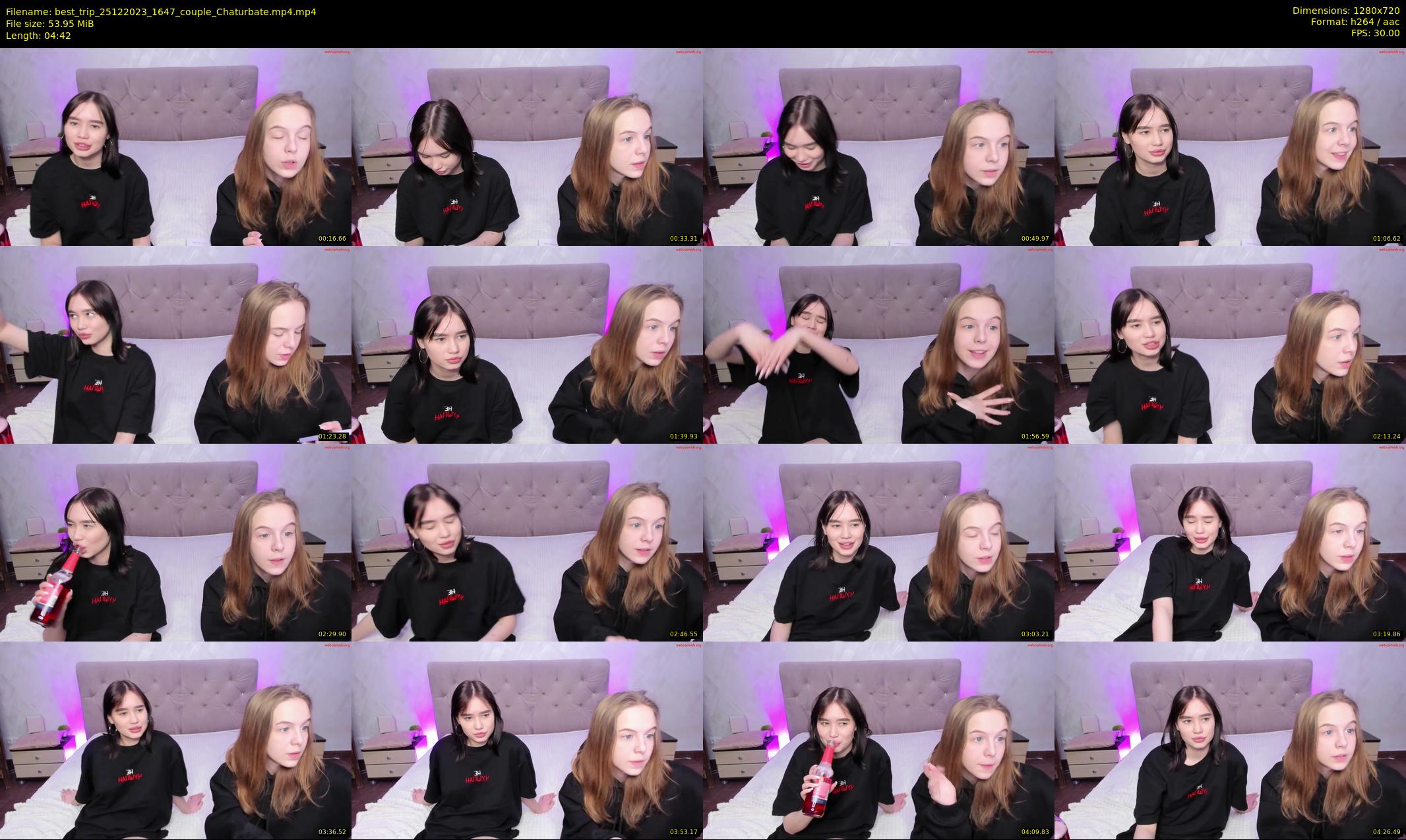 best_trip — 5 minute Chaturbate couple cam show recording, 720p, Dec 25, 2023
