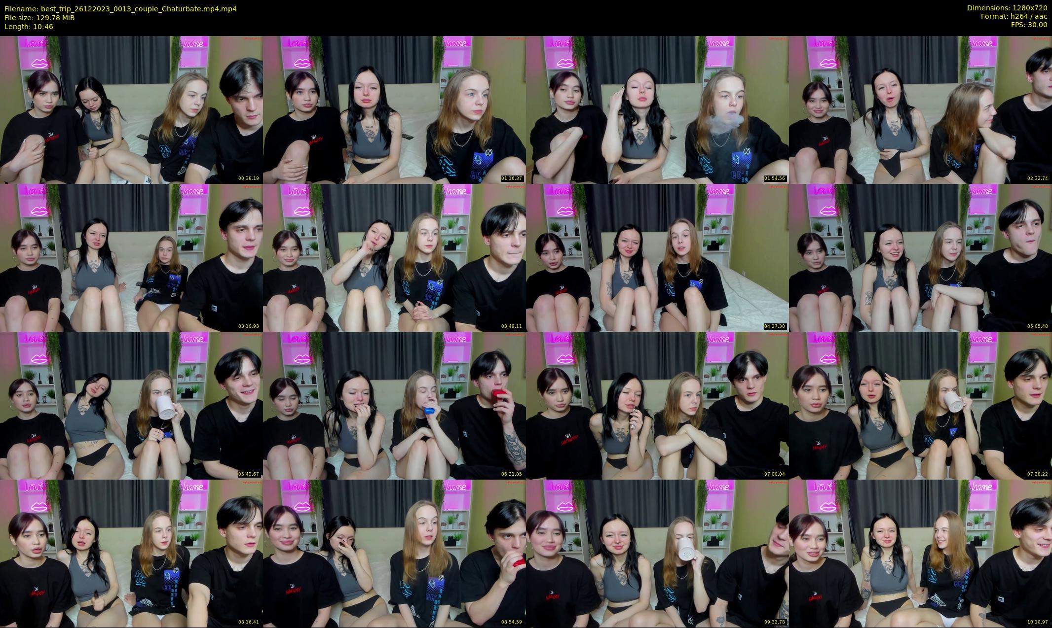 best_trip — 11 minute Chaturbate couple cam show recording, 720p, Dec 26, 2023