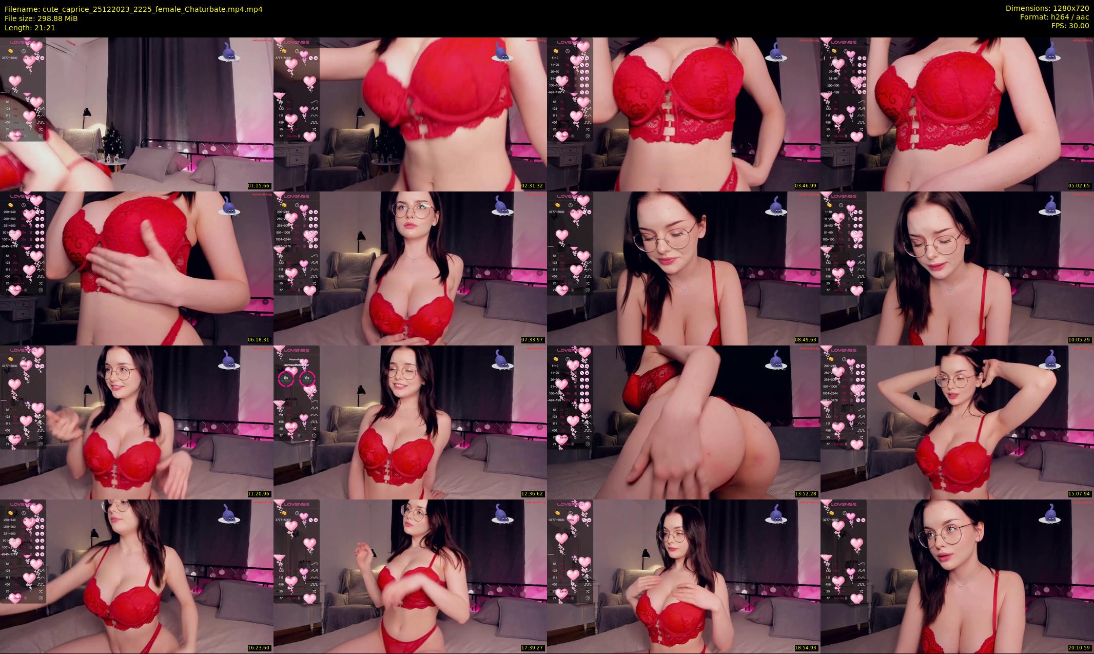 cute_caprice — 22 minute Chaturbate female cam show recording, 720p, Dec 25, 2023