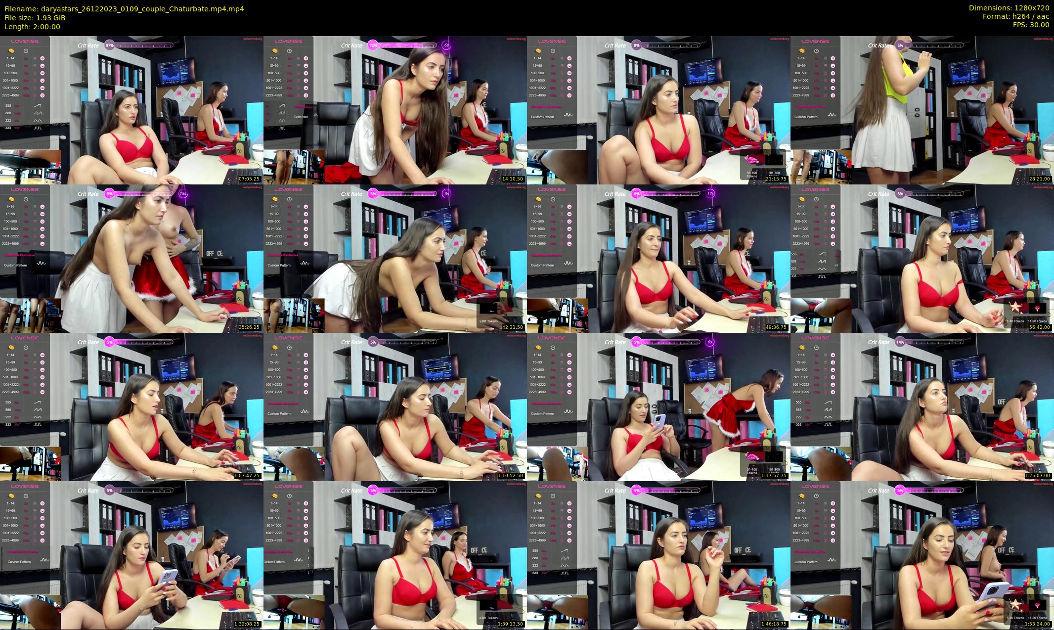 daryastars — 120 minute Chaturbate couple cam show recording, 720p, Dec 26, 2023
