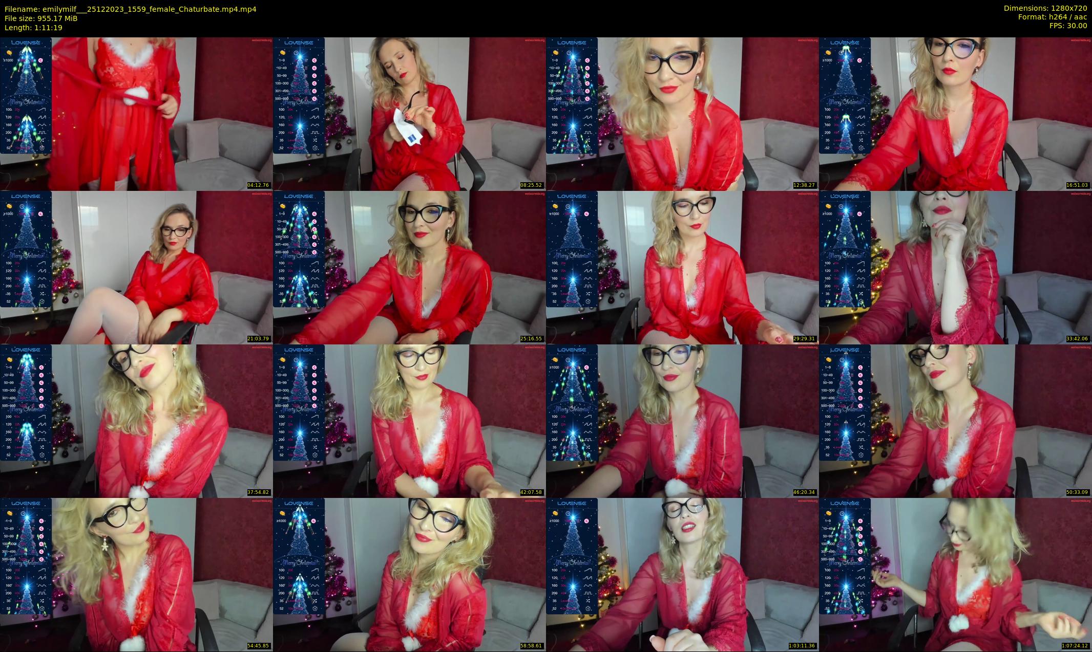 emilymilf__ — 72 minute Chaturbate female cam show recording, 720p, Dec 25, 2023