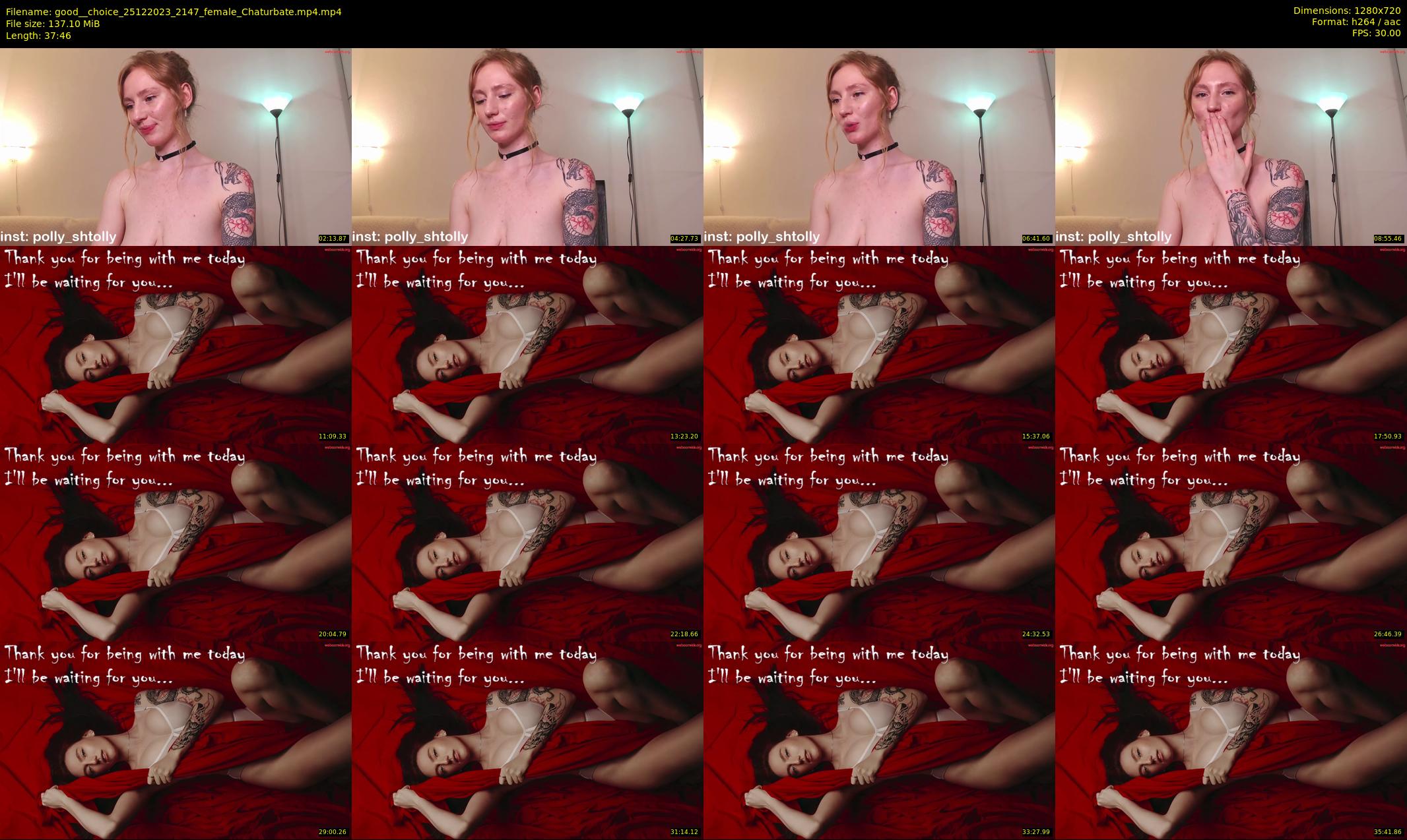 good__choice — 38 minute Chaturbate female cam show recording, 720p, Dec 25, 2023