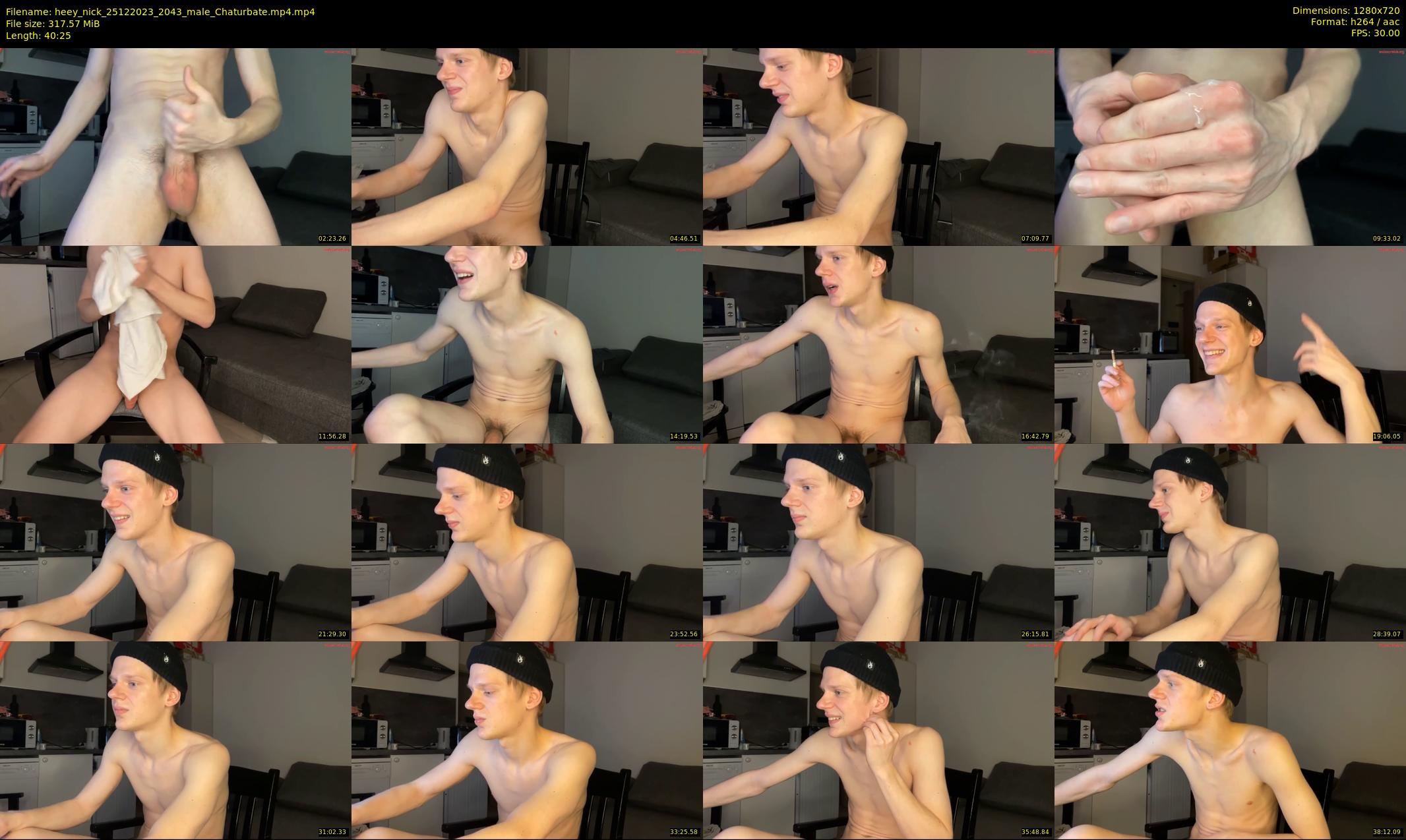 heey_nick — 41 minute Chaturbate male cam show recording, 720p, Dec 25, 2023