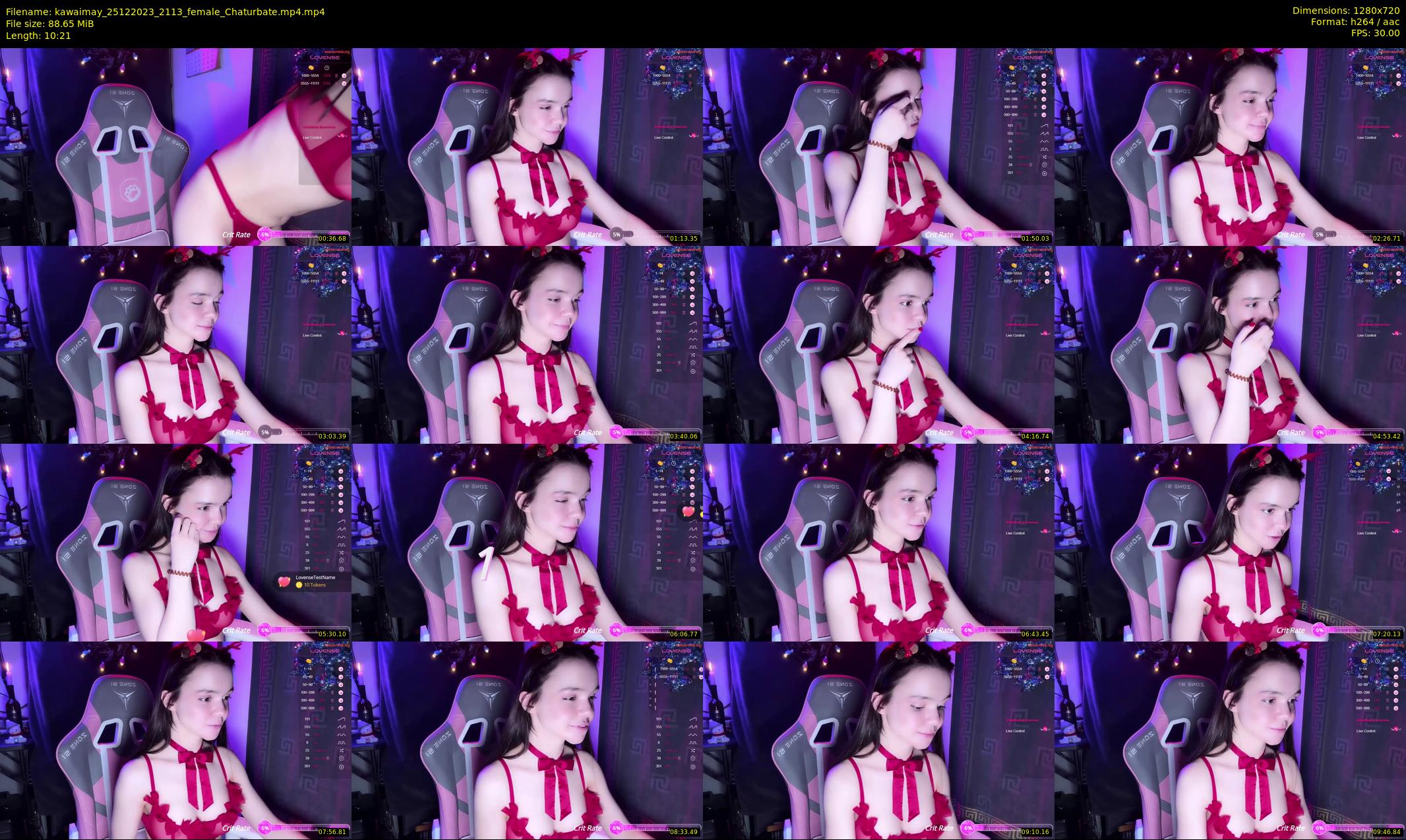 kawaimay — 11 minute Chaturbate female cam show recording, 720p, Dec 25, 2023