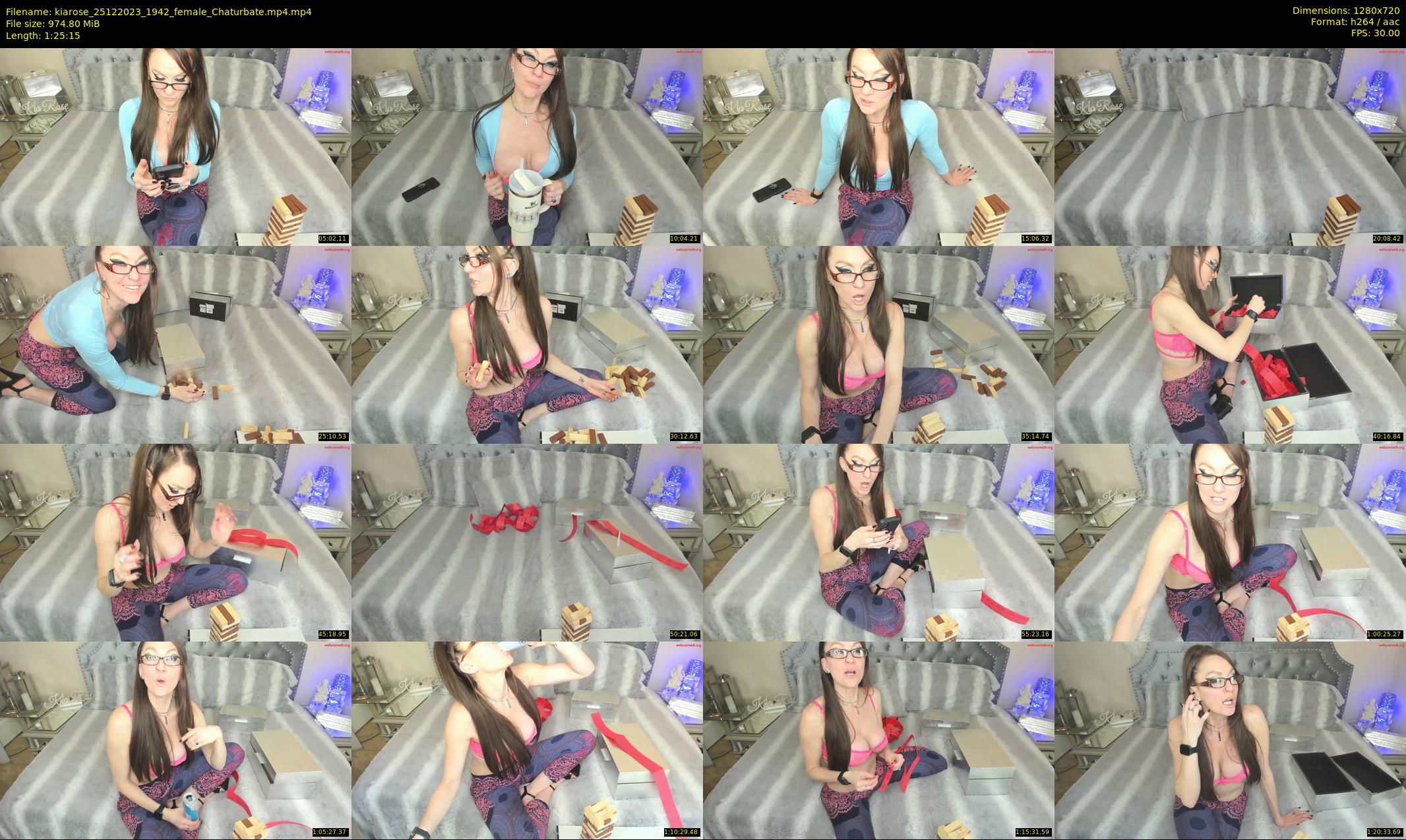 kiarose — 86 minute Chaturbate female cam show recording, 720p, Dec 25, 2023