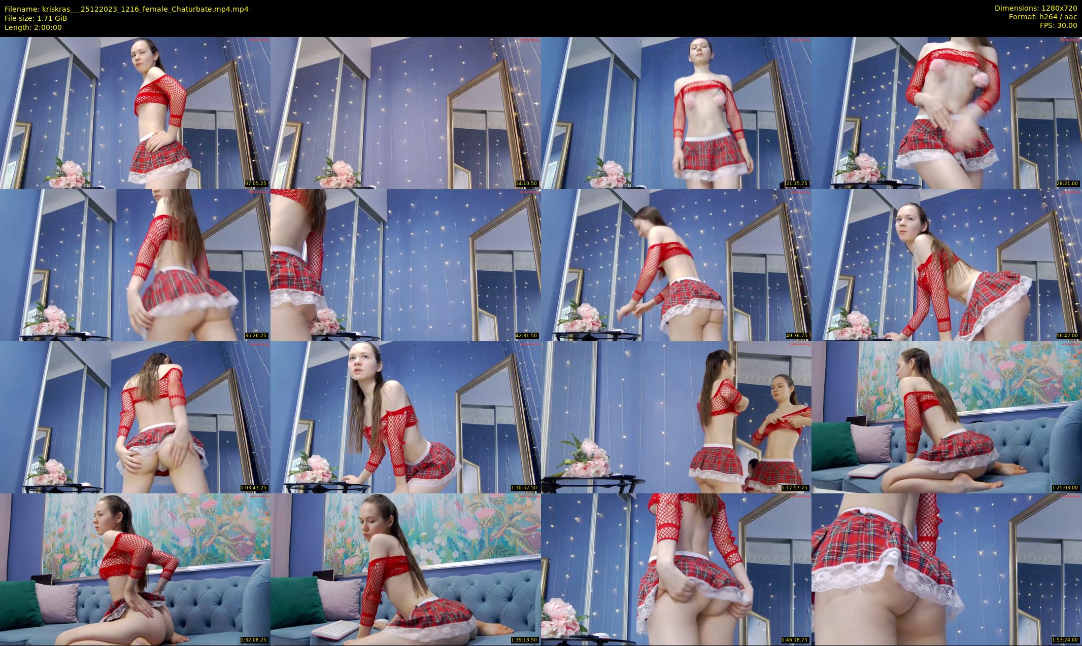 kriskras__ — 120 minute Chaturbate female cam show recording, 720p, Dec 25, 2023