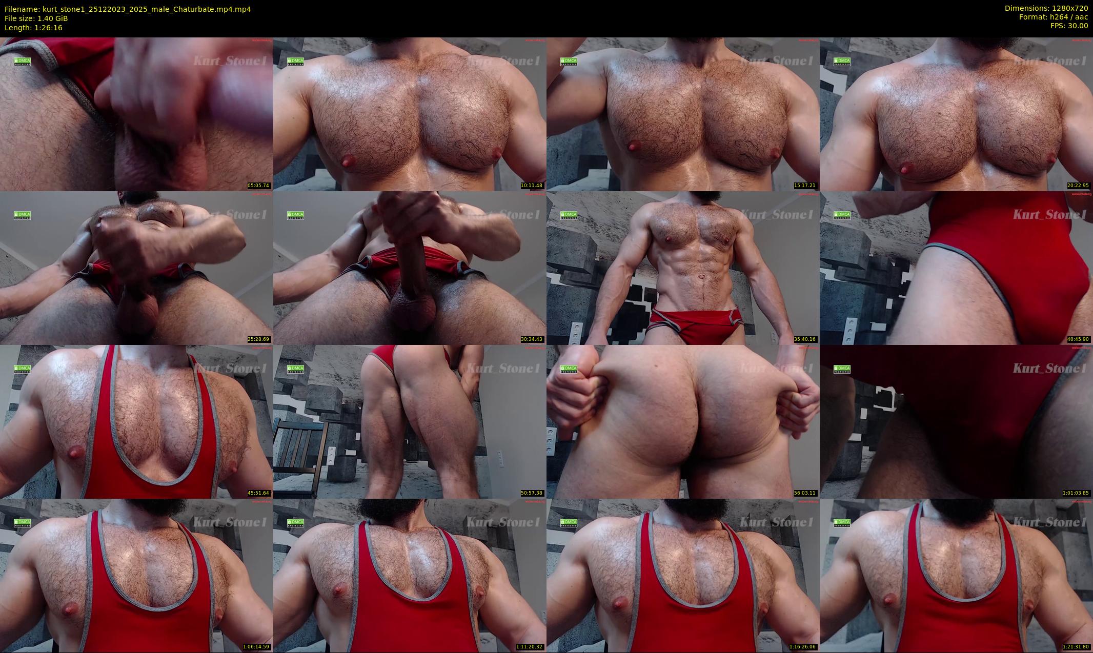 kurt_stone1 — 87 minute Chaturbate male cam show recording, 720p, Dec 25, 2023