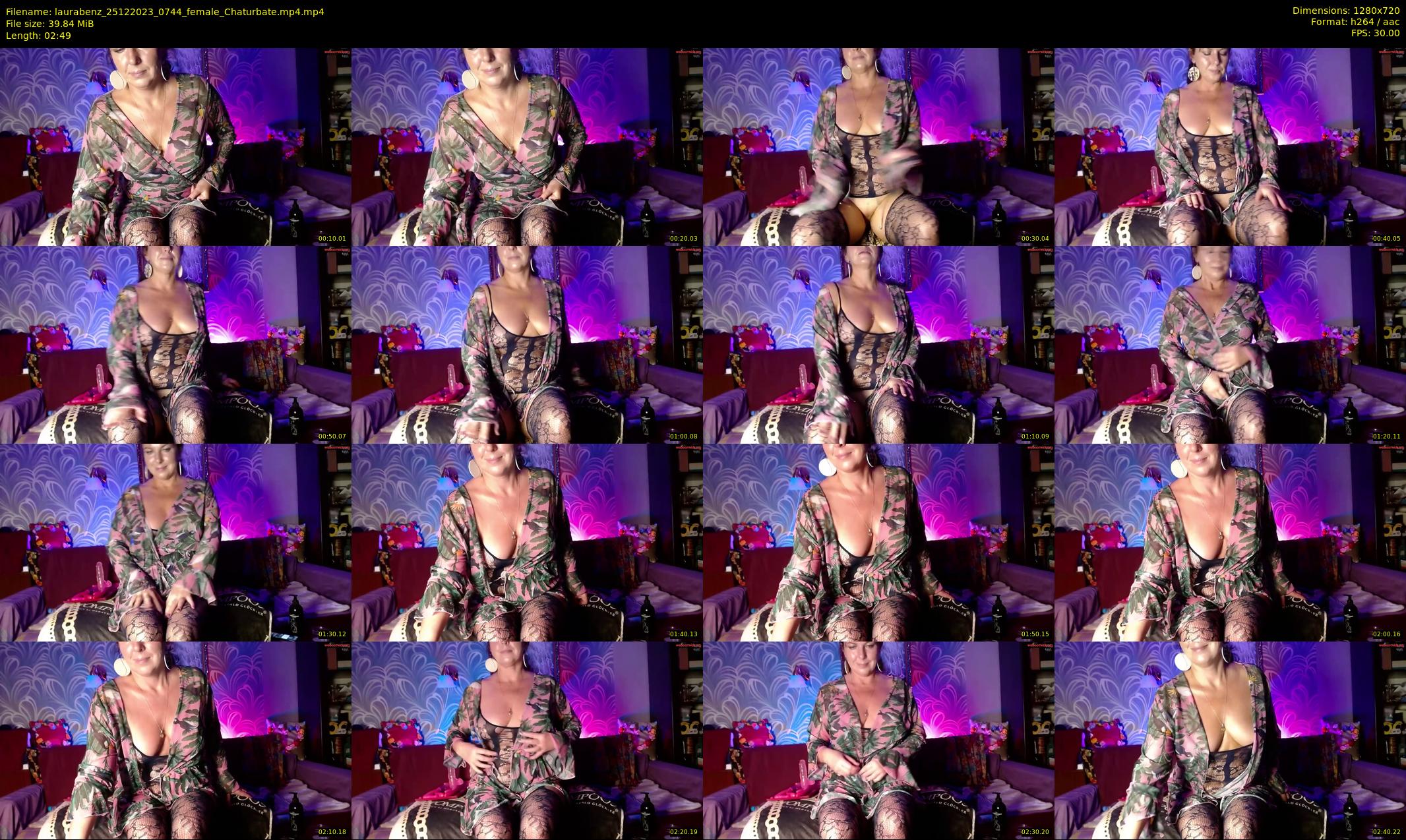 laurabenz — 3 minute Chaturbate female cam show recording, 720p, Dec 25, 2023