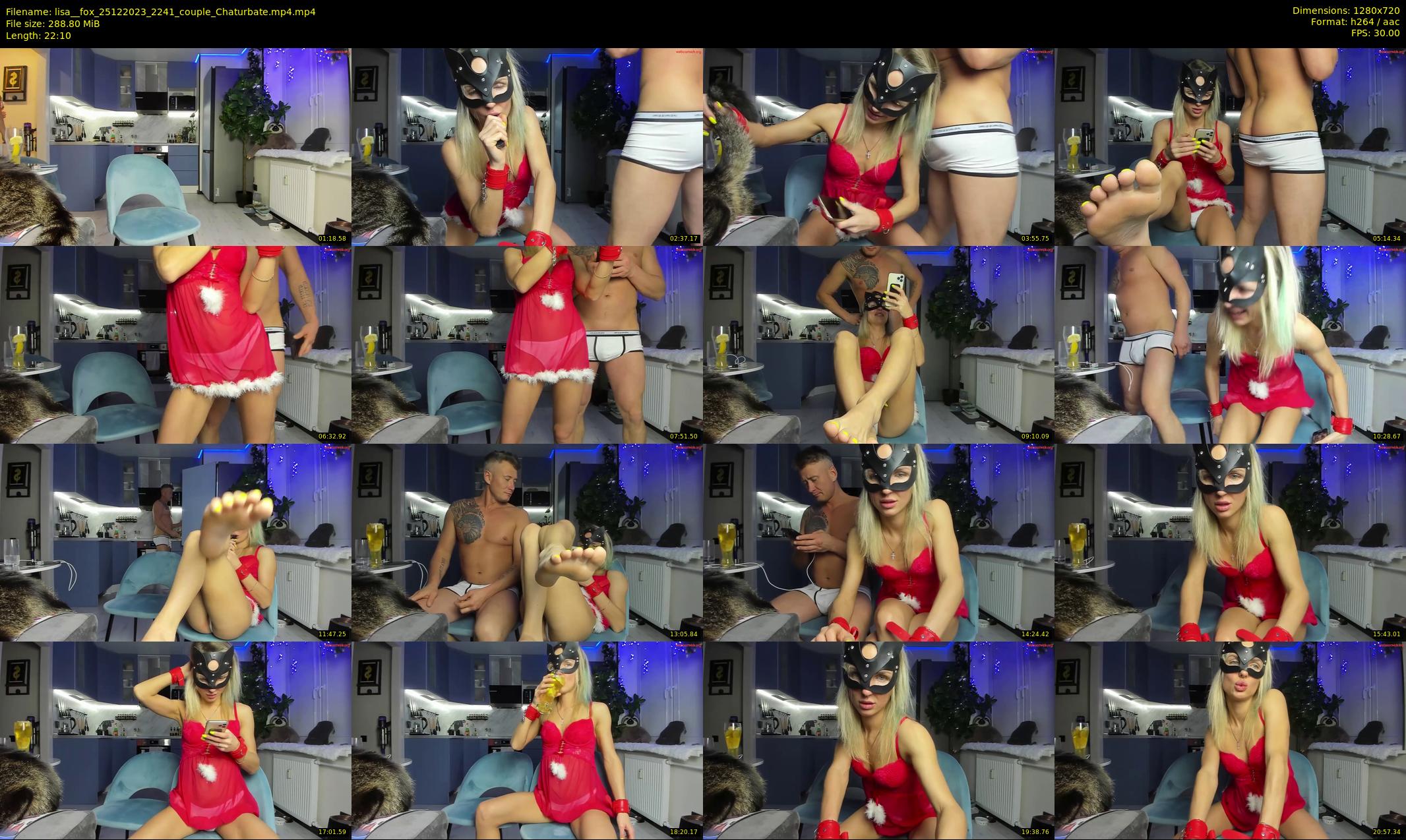 lisa__fox — 23 minute Chaturbate female cam show recording, 720p, Dec 25, 2023