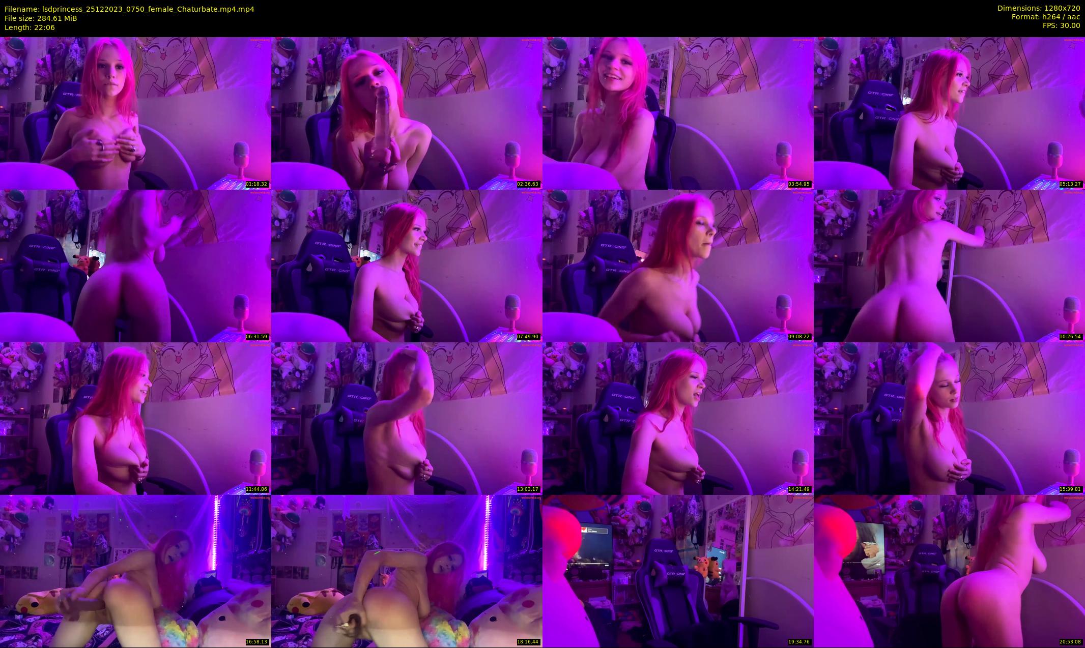 lsdprincess — 23 minute Chaturbate female cam show recording, 720p, Dec 25, 2023