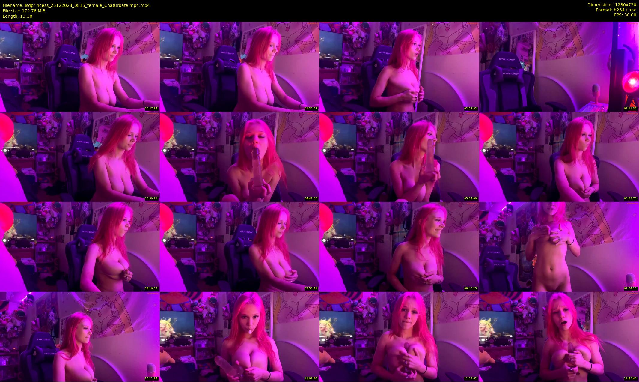 lsdprincess — 14 minute Chaturbate female cam show recording, 720p, Dec 25, 2023