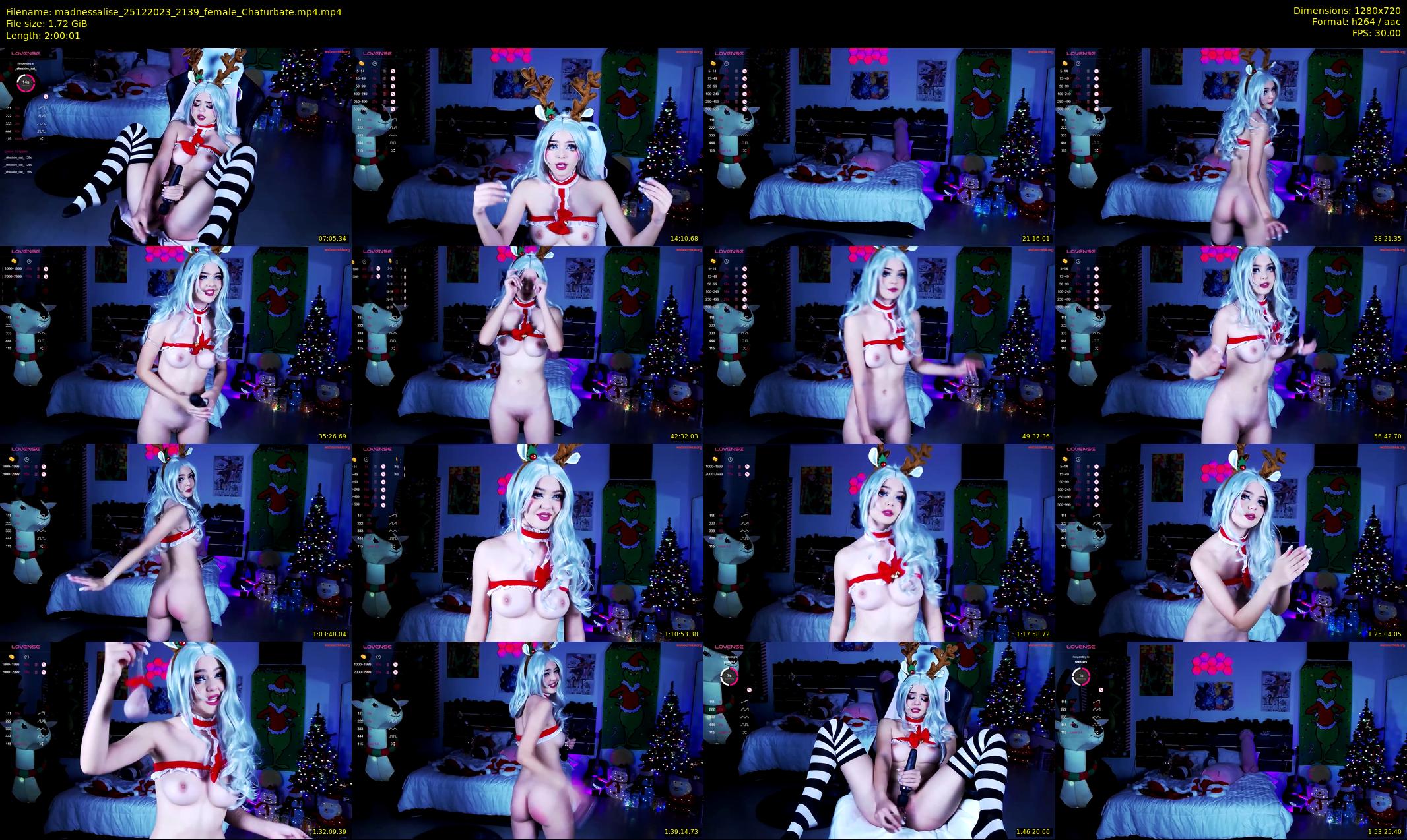 madnessalise — 121 minute Chaturbate female cam show recording, 720p, Dec 25, 2023
