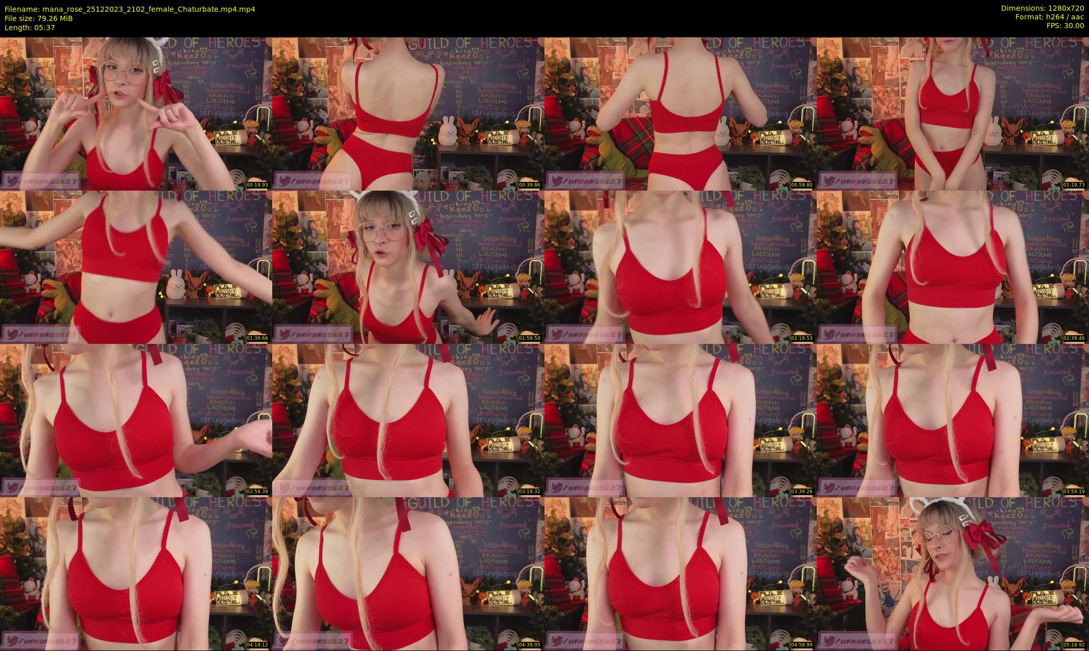 mana_rose — 6 minute Chaturbate female cam show recording, 720p, Dec 25, 2023