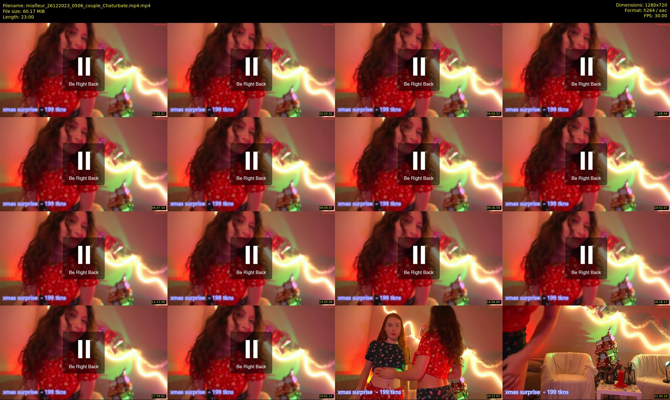 miafleur — 23 minute Chaturbate female cam show recording, 720p, Dec 26, 2023