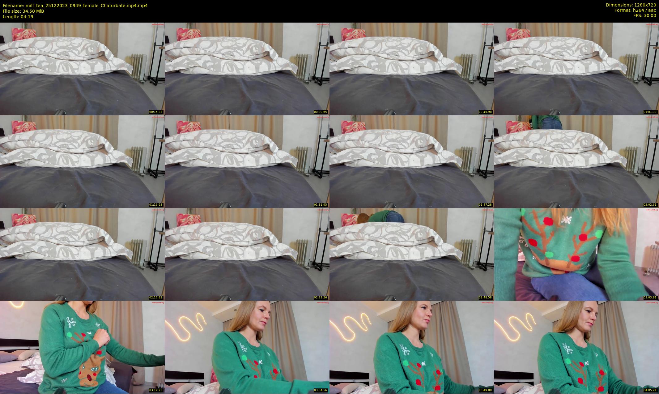 milf_tea — 5 minute Chaturbate female cam show recording, 720p, Dec 25, 2023