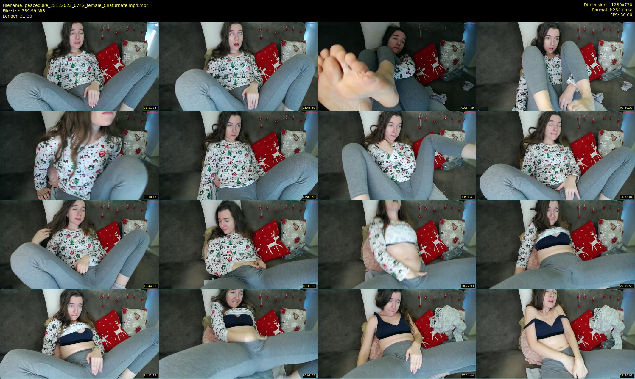 peaceduke — 32 minute Chaturbate female cam show recording, 720p, Dec 25, 2023