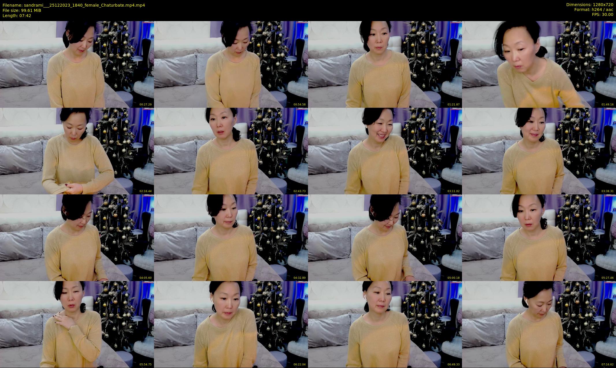 sandrami__ — 8 minute Chaturbate female cam show recording, 720p, Dec 25, 2023