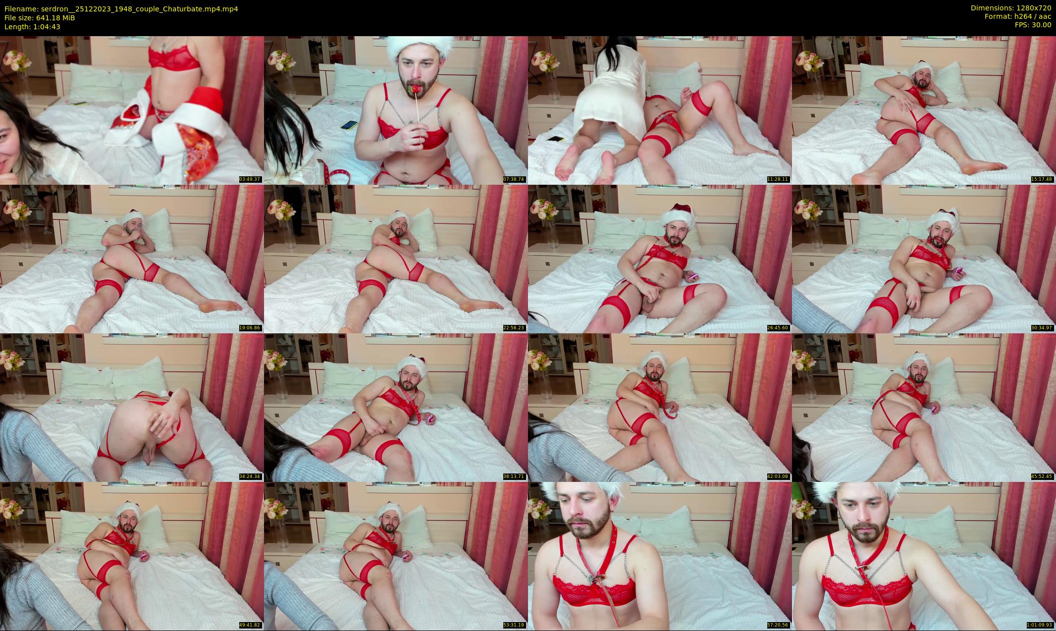 serdron_ — 65 minute Chaturbate couple cam show recording, 720p, Dec 25, 2023