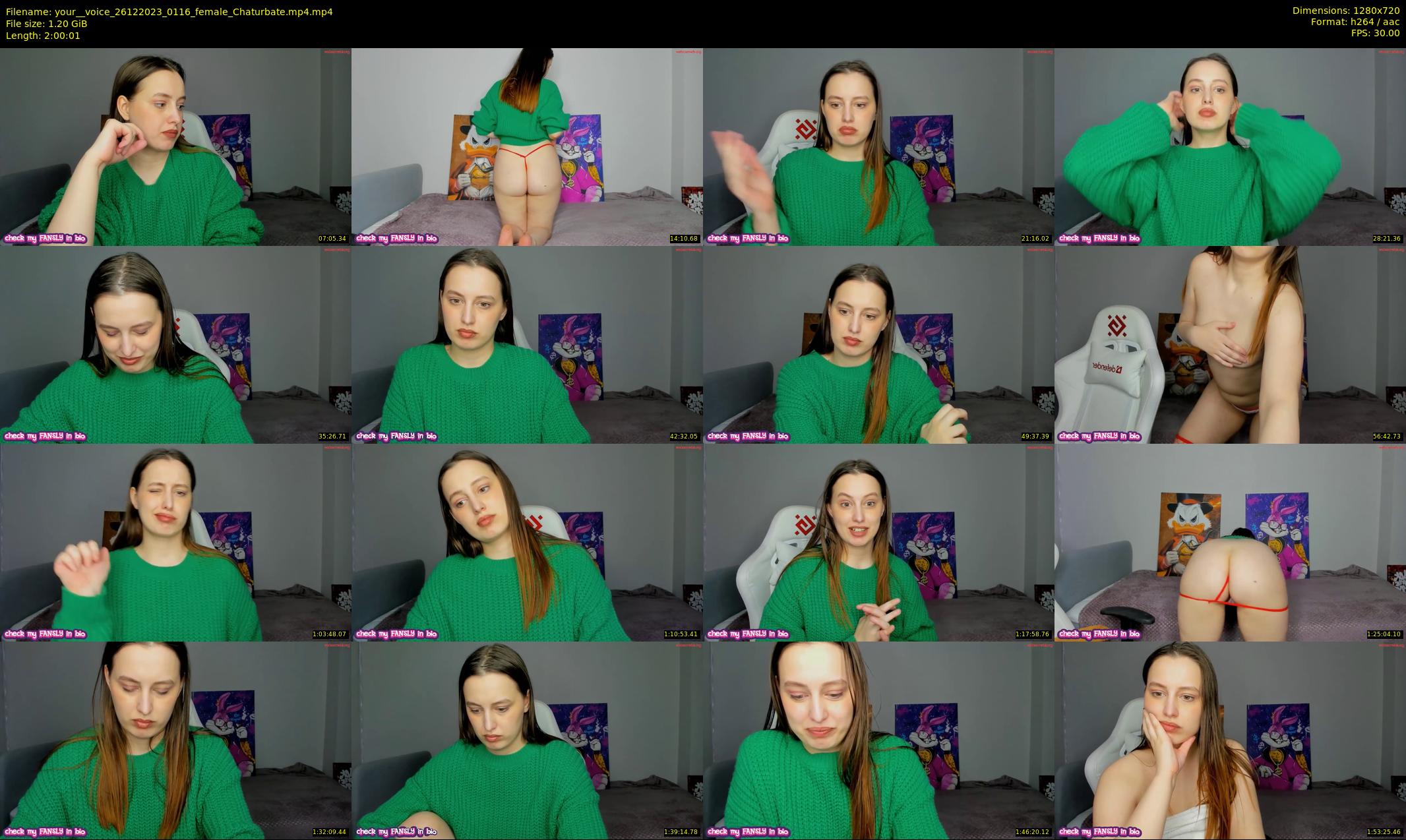 your__voice — 121 minute Chaturbate female cam show recording, 720p, Dec 26, 2023